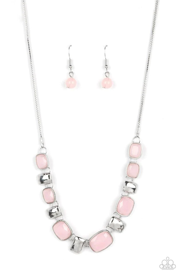 Paparazzi Necklace ~ Polished Parade - Pink