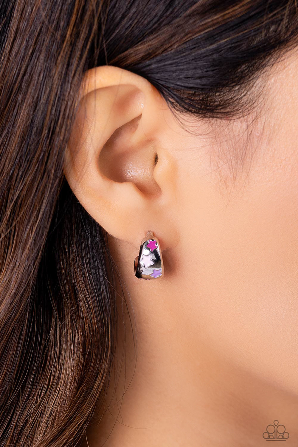 Paparazzi SCOUTING Stars - Pink Post Earring P5HO-PKXX-063XX