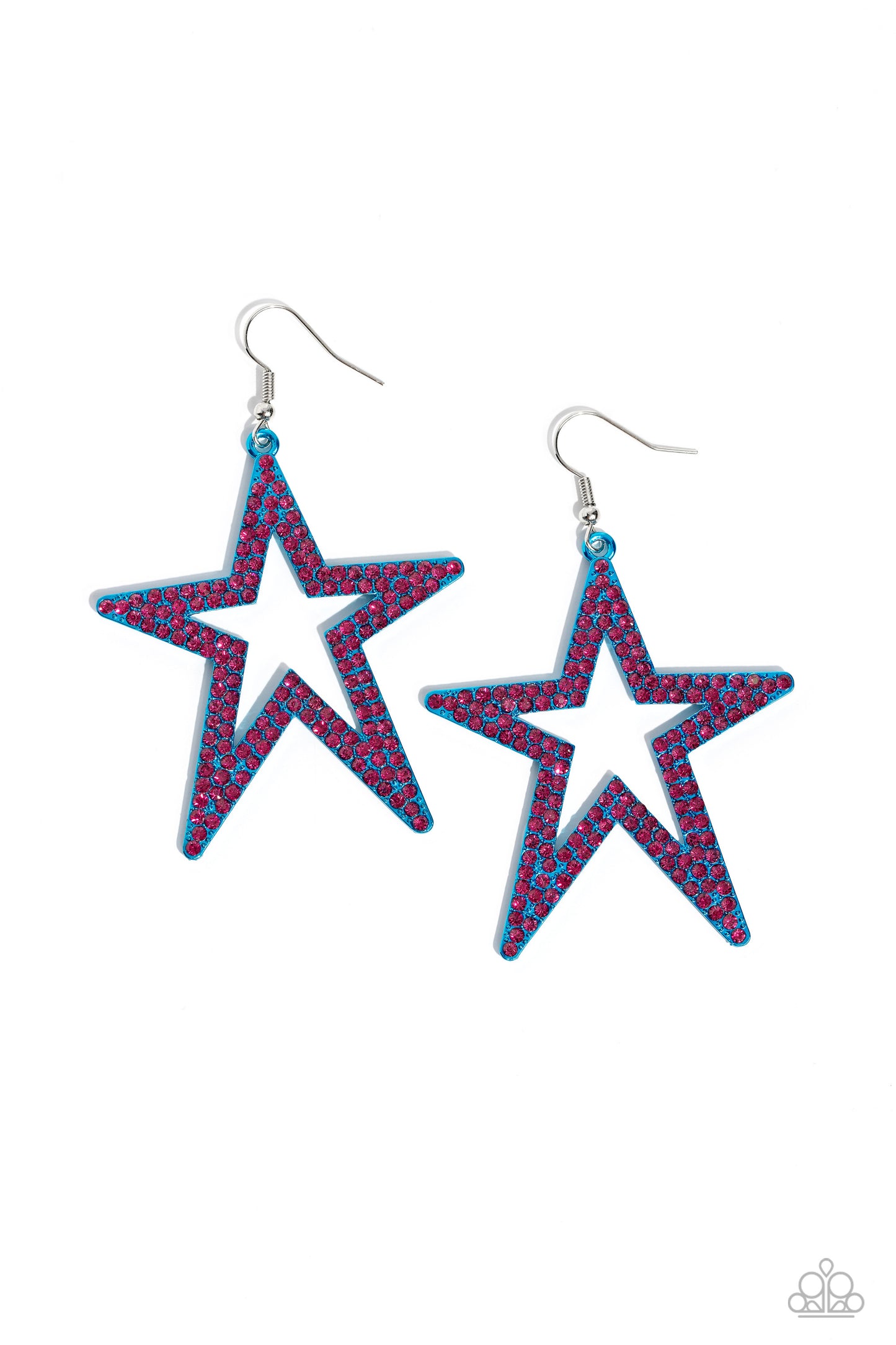 Paparazzi Rockstar Energy - Blue Earring P5ST-BLXX-048XX