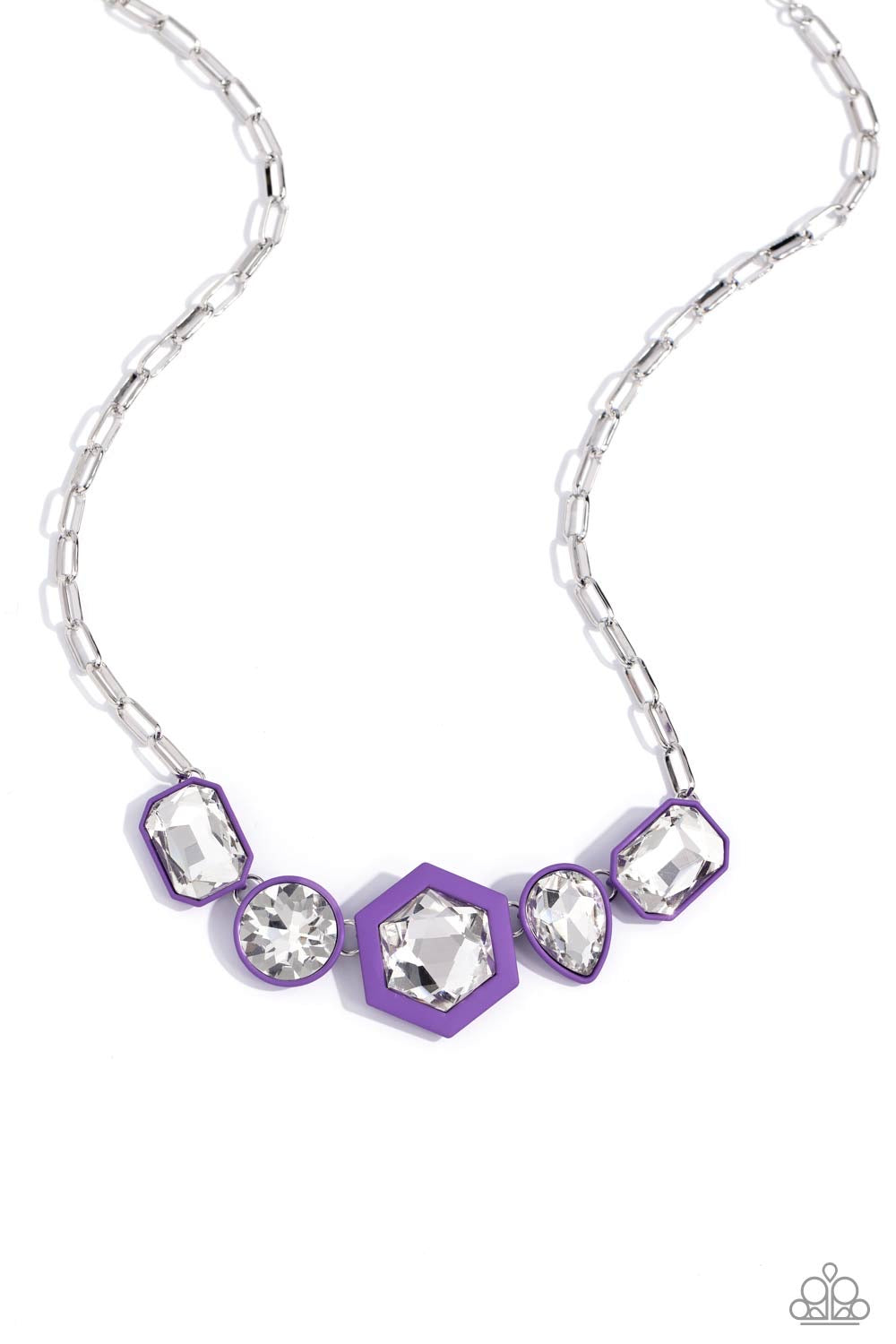 Paparazzi Evolving Elegance - Purple Necklace P2ST-PRXX-157XX