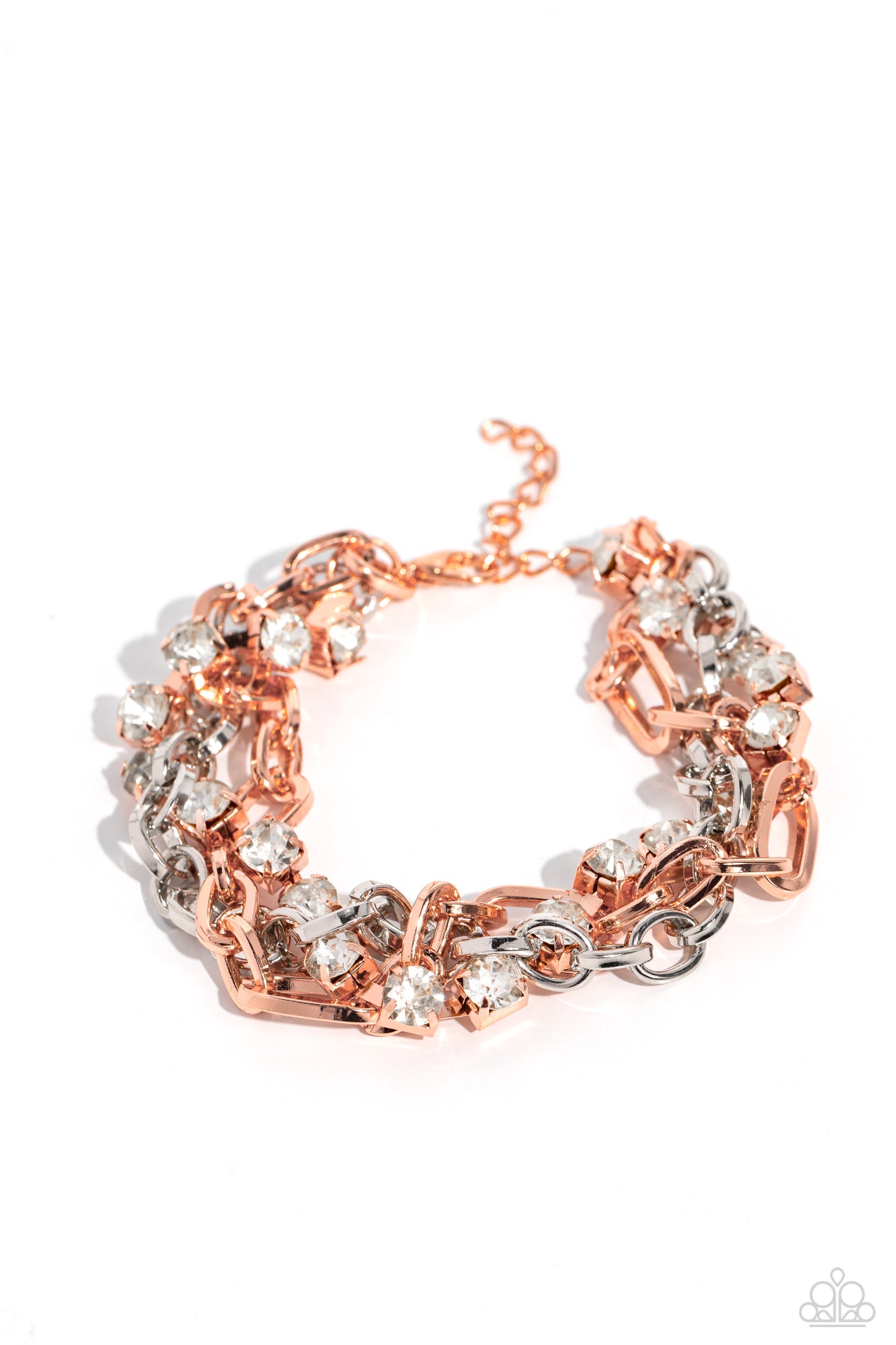 Paparazzi Two-Tone Taste - Copper Bracelet P9IN-CPSH-089RD