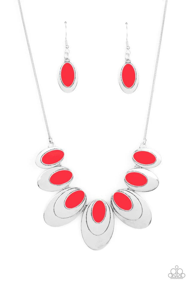 Paparazzi Necklace ~ Endless Eclipse - Red