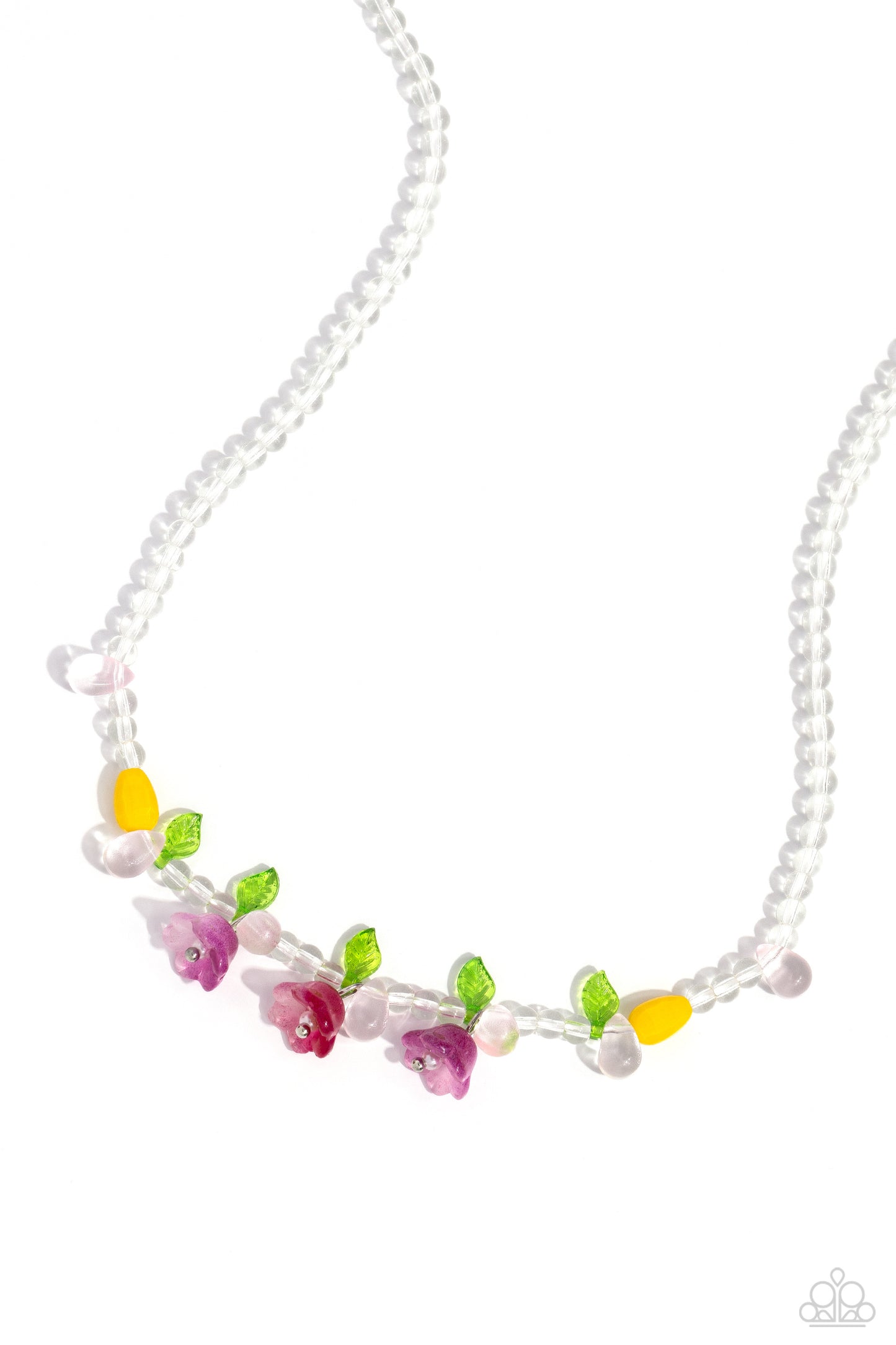 Paparazzi World GLASS Wonder - Pink Necklace P2DA-PKXX-196XX