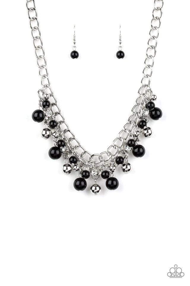 Paparazzi Necklace ~ The Bride To BEAD - Black