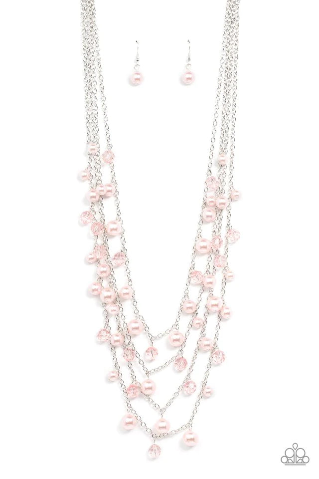 Paparazzi Necklace ~ Vintage Virtuoso - Pink