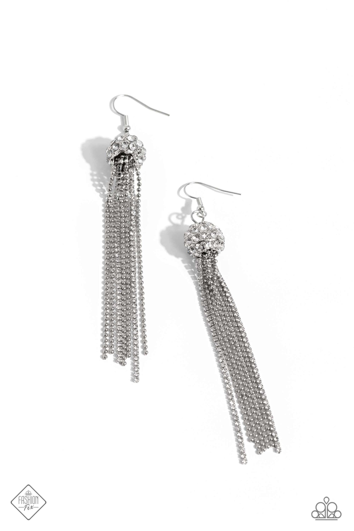 Paparazzi Polished Paramount - White Earrings Item #P5IN-WTXX-024RW