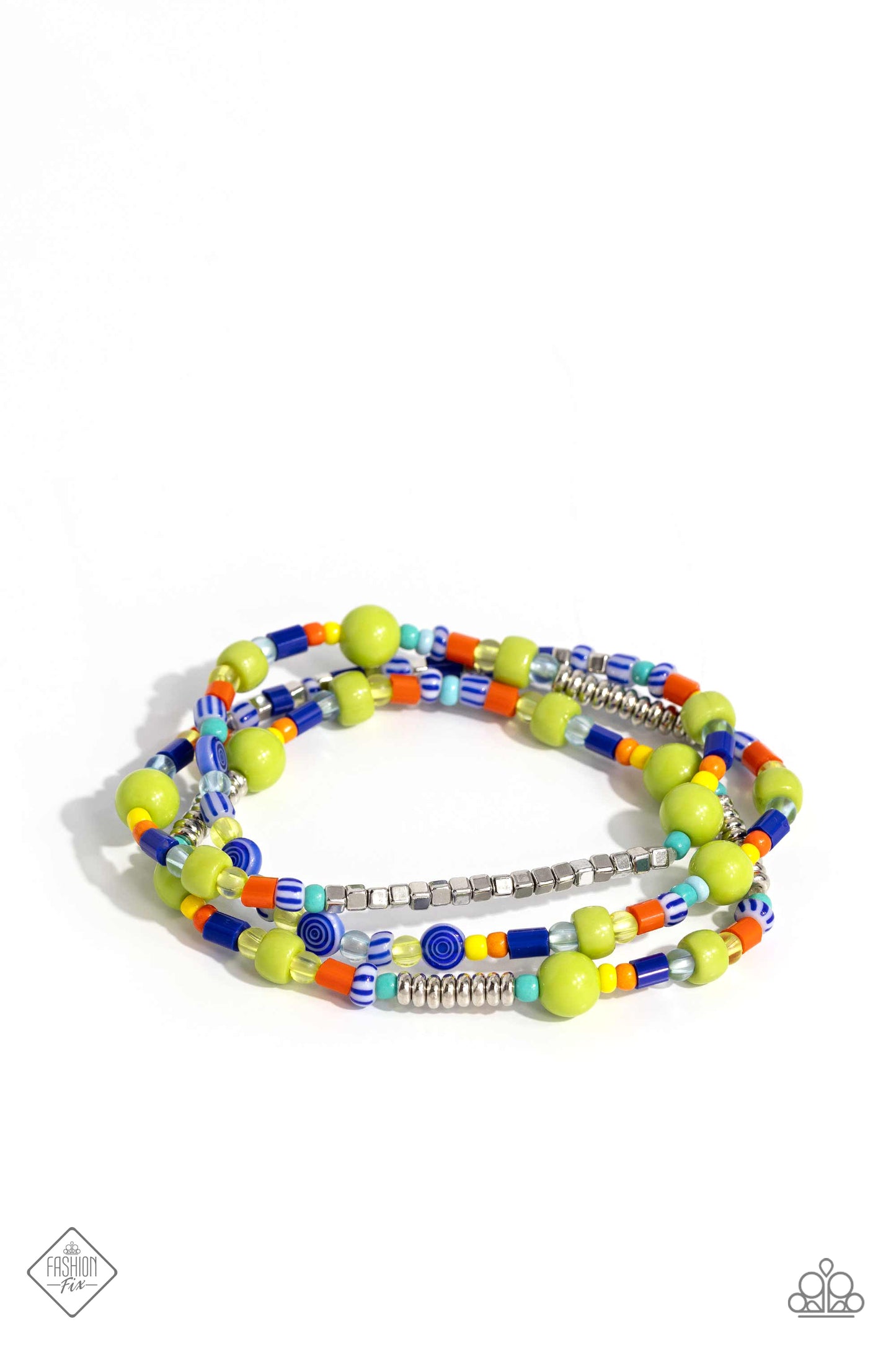 Paparazzi Confident Collision - Multi Bracelet Item #P9DA-MTXX-058RX