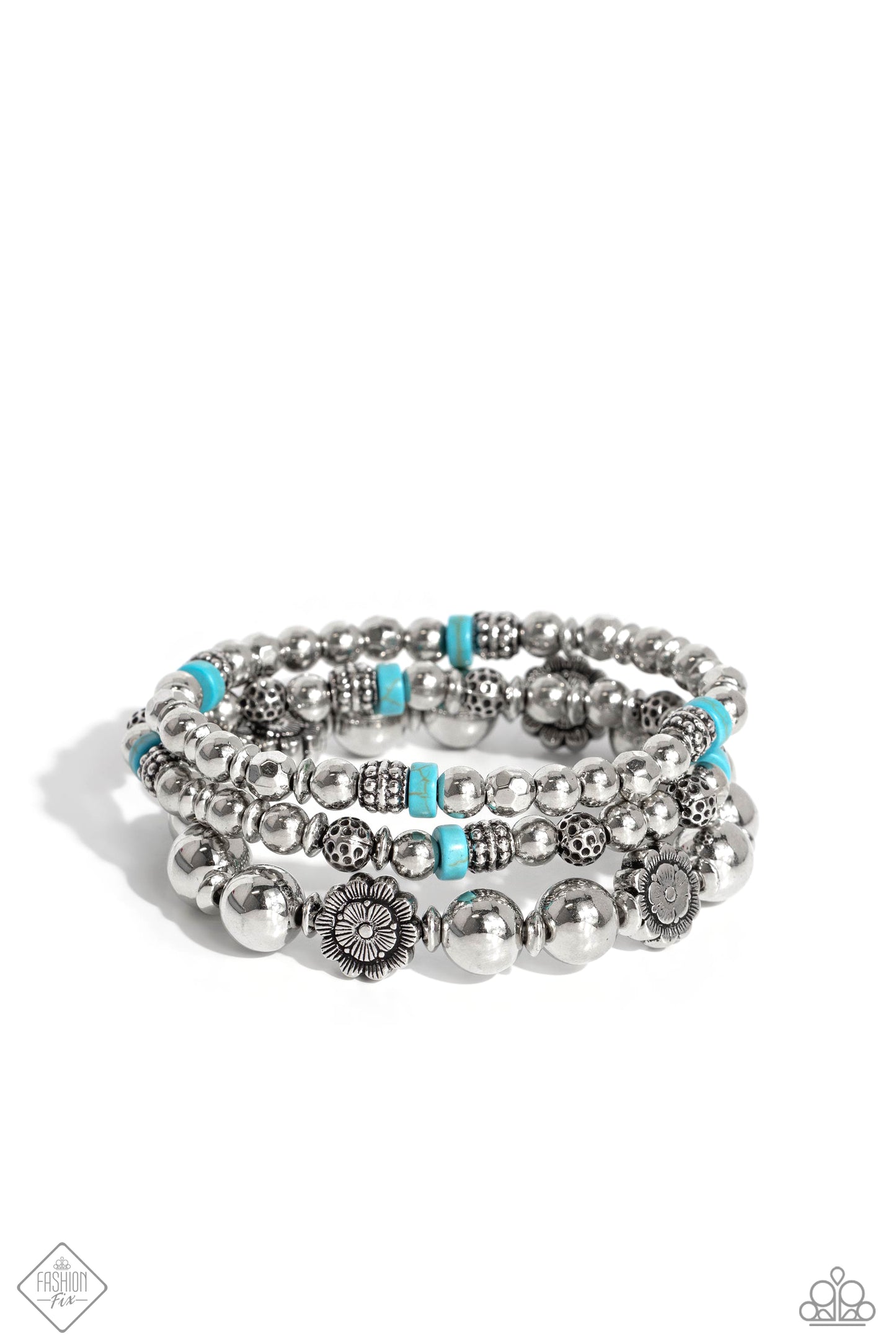 Paparazzi Garden Party Passion - Blue Bracelet Item #P9SE-BLXX-445RT