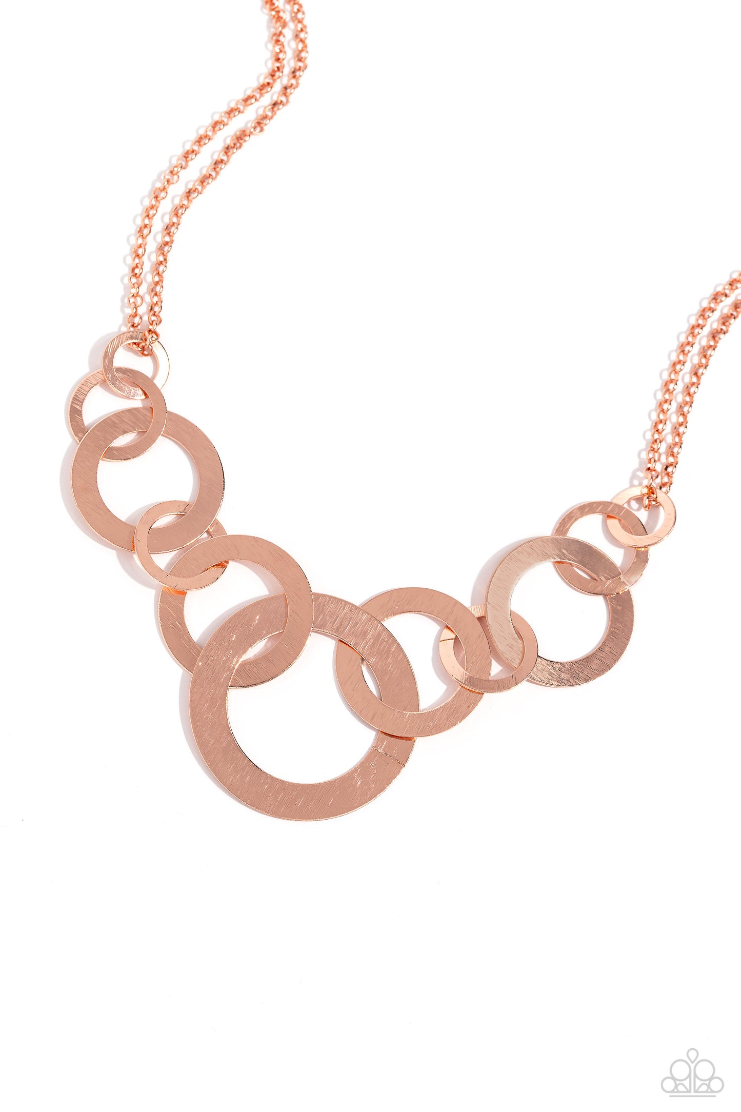 Paparazzi Uptown Links - Copper Necklace P2IN-CPSH-145XX