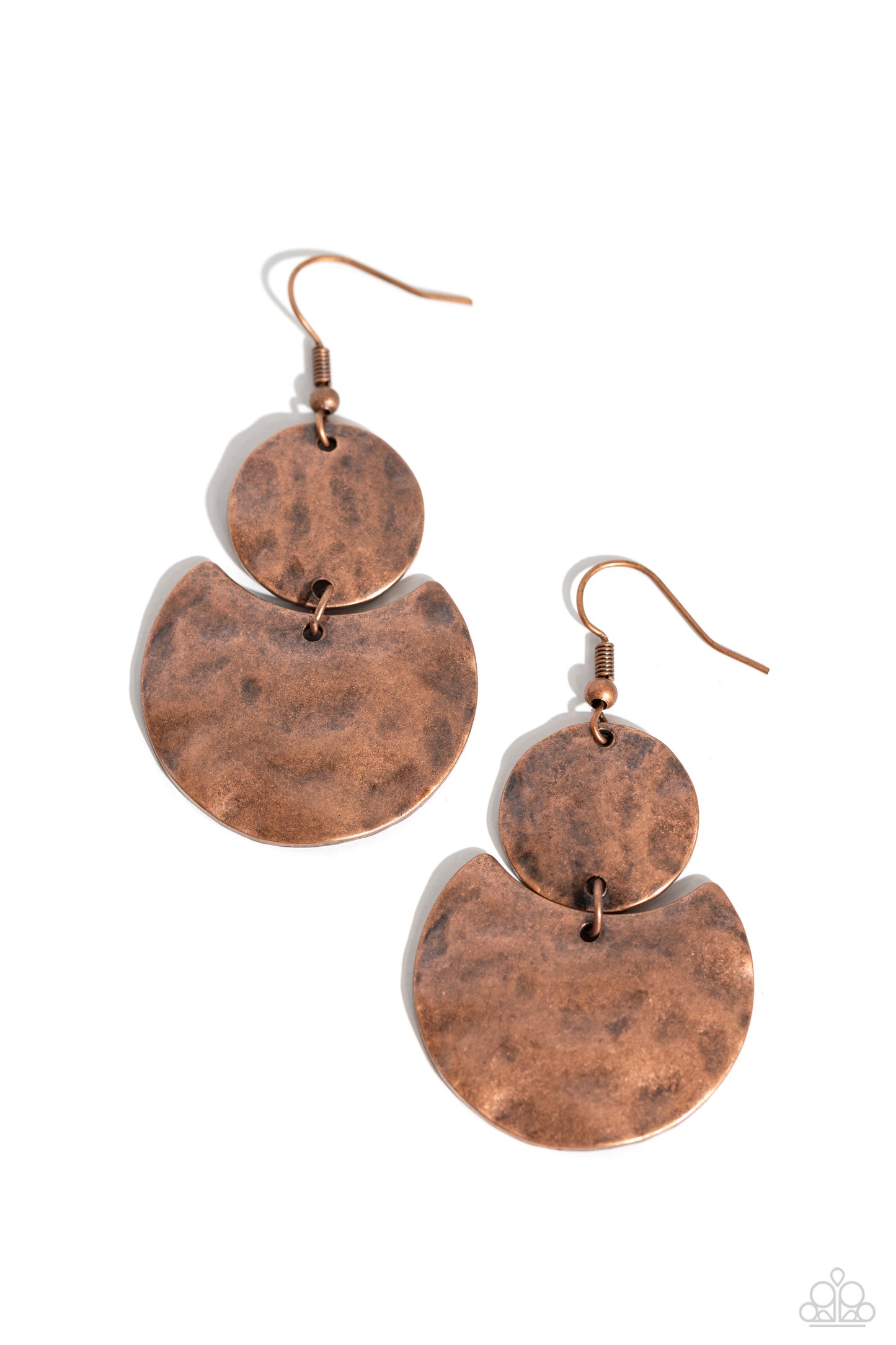 Paparazzi Monochromatic Charisma - Copper Earring P5BA-CPXX-080XX