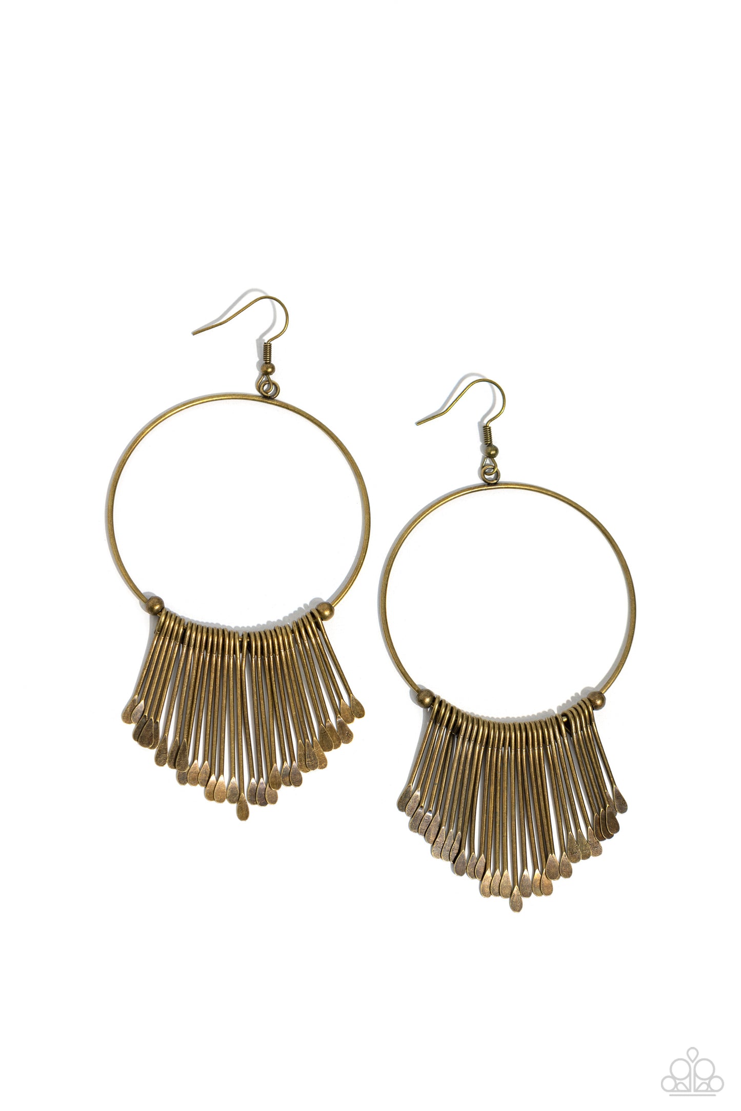 Paparazzi The Little Dipper - Brass Earring  P5ED-BRXX-098XX