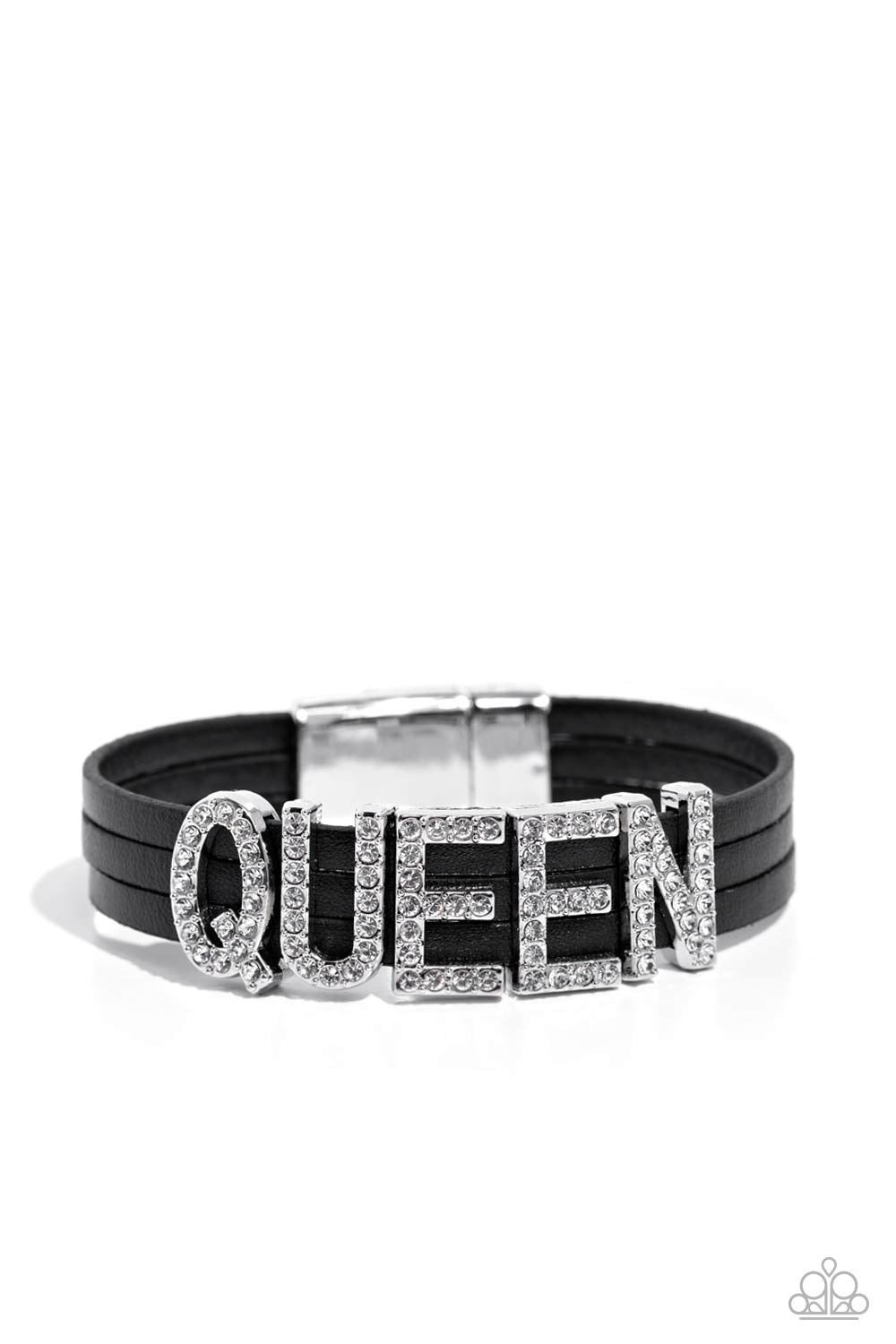 Paparazzi Queen of My Life - Black Bracelet P9SE-BKXX-343XX