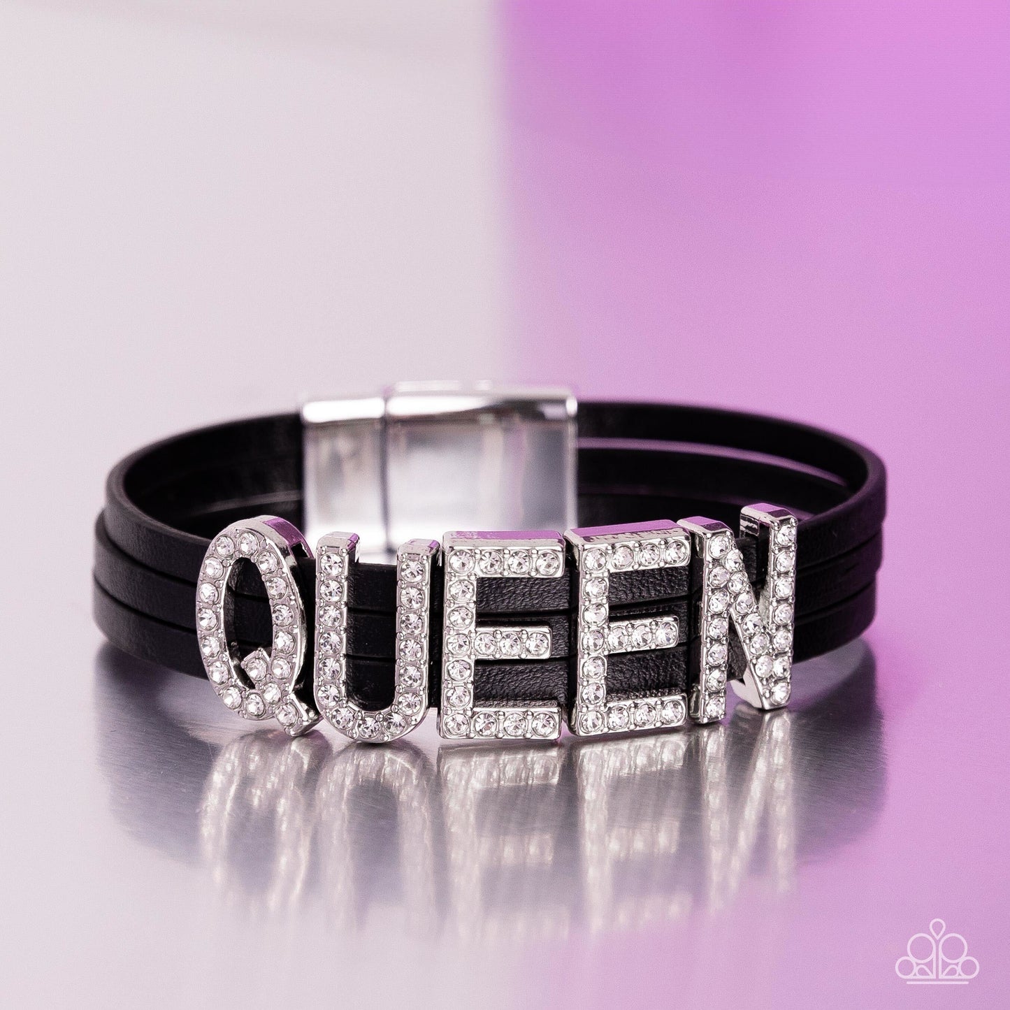 Paparazzi Queen of My Life - Black Bracelet P9SE-BKXX-343XX