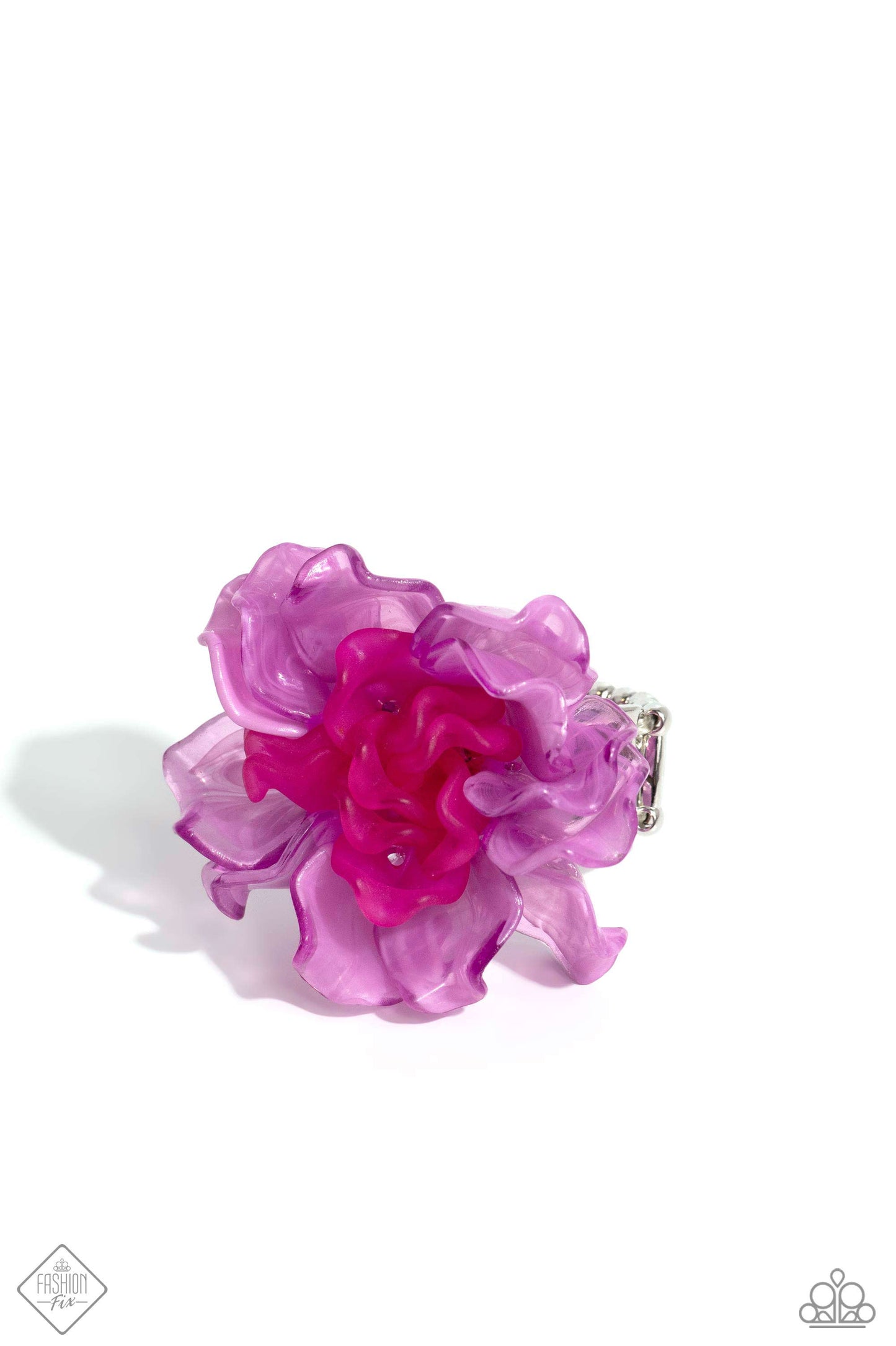 Paparazzi Lush Lotus - Pink Ring Item #P4WH-PKXX-258SB