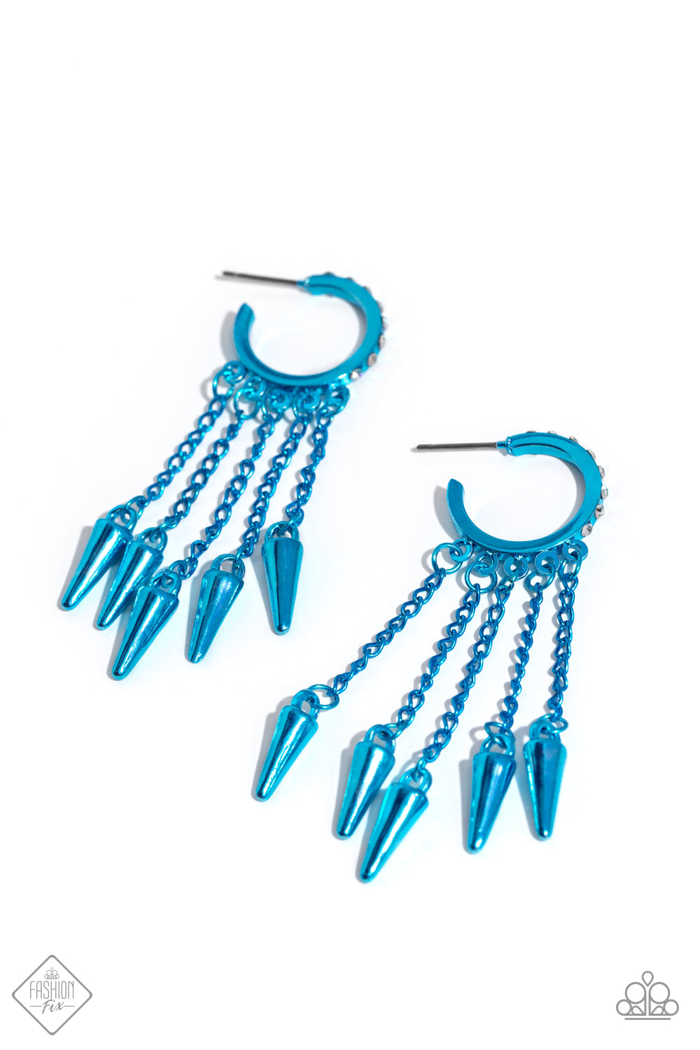 Paparazzi Piquant Punk - Blue Post Earring  Item #P5HO-BLXX-062SF