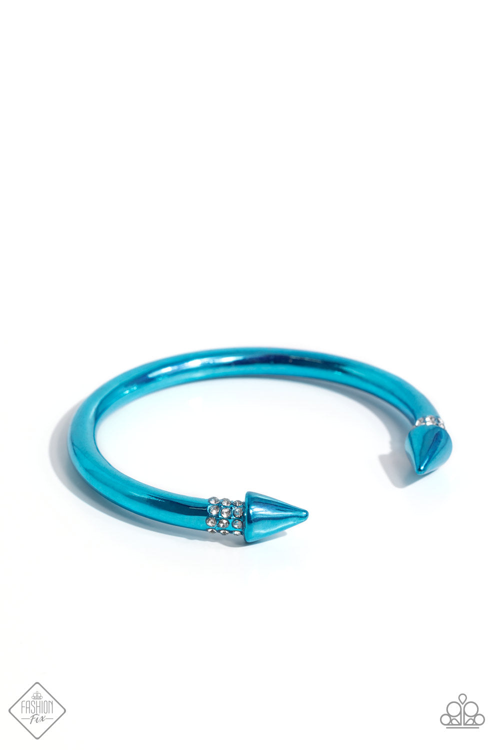 Paparazzi Punky Plot Twist - Blue Bracelet Item #P9ED-BLXX-047SF