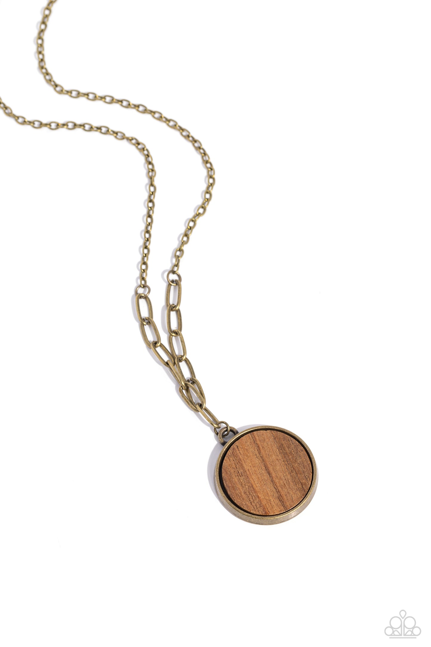 Paparazzi Woodnt Dream of It - Brass Necklace P2SE-BRXX-142XX