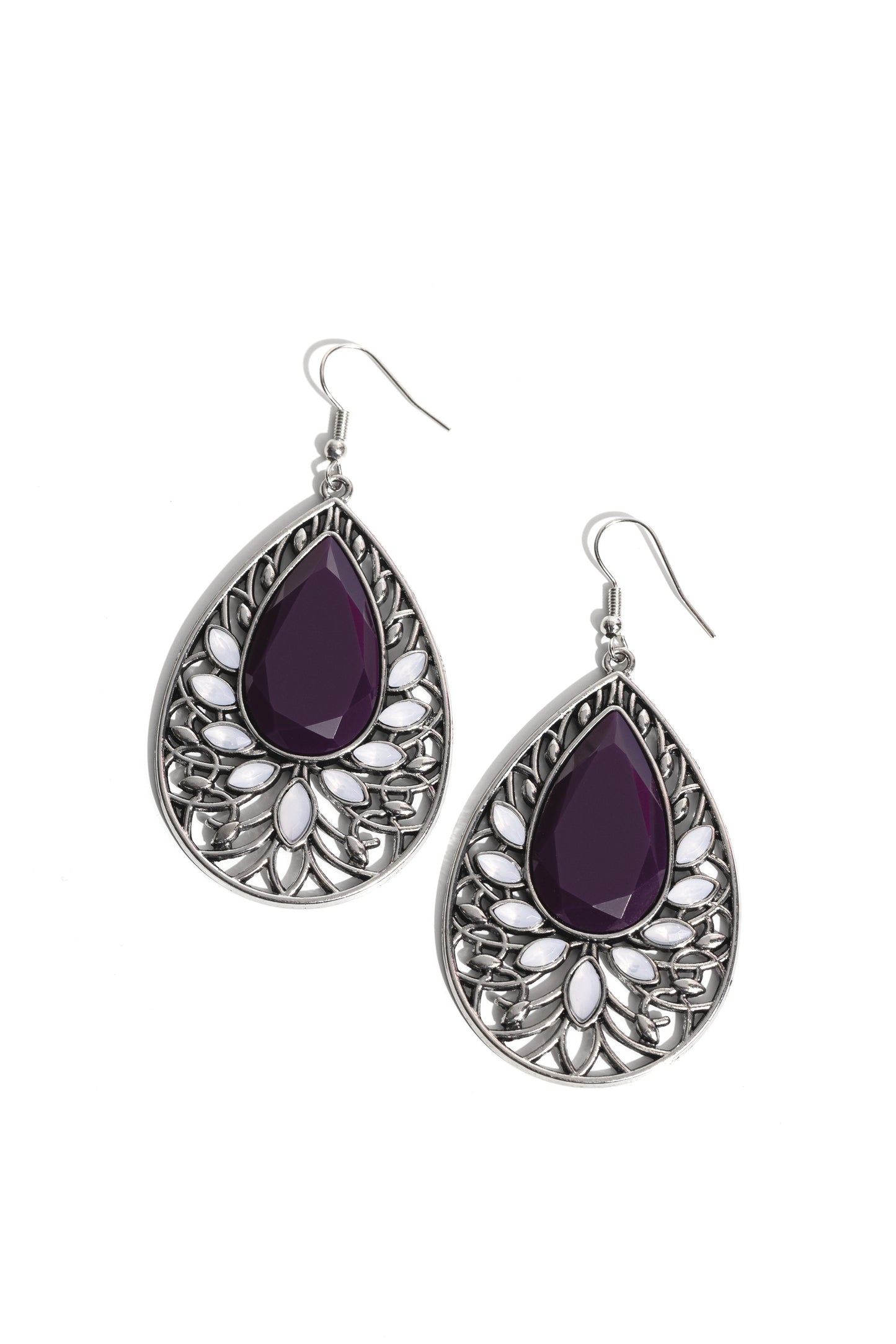 Paparazzi Floral Fairytale - Purple Earring P5ST-PRXX-016XX