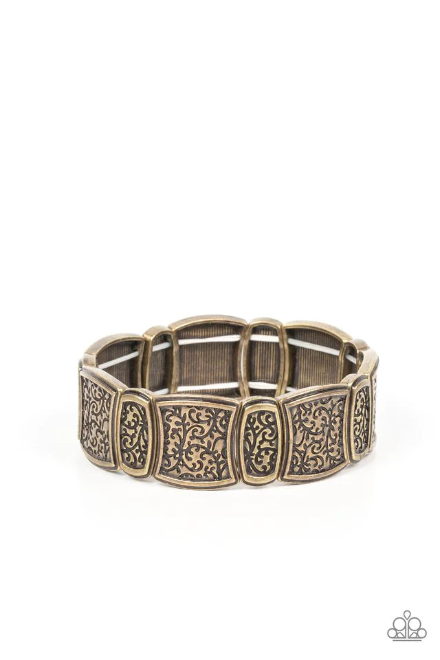 Paparazzi Wine Country - Brass Bracelet