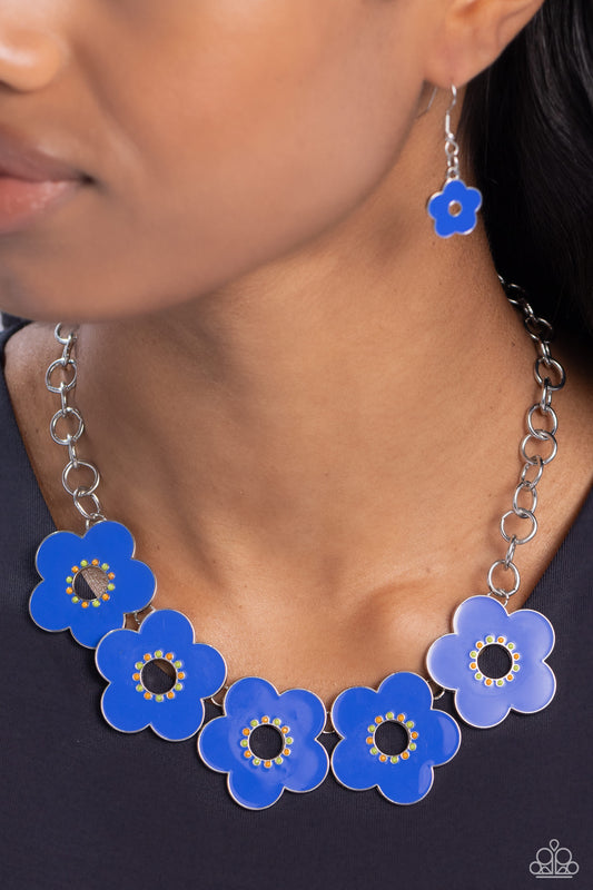 Paparazzi Cartoon Couture - Blue Necklace P2WH-BLXX-481XX