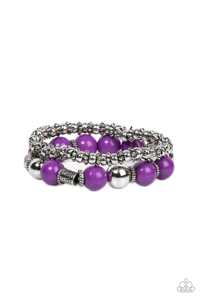 Paparazzi Walk This SWAY - Purple Bracelet