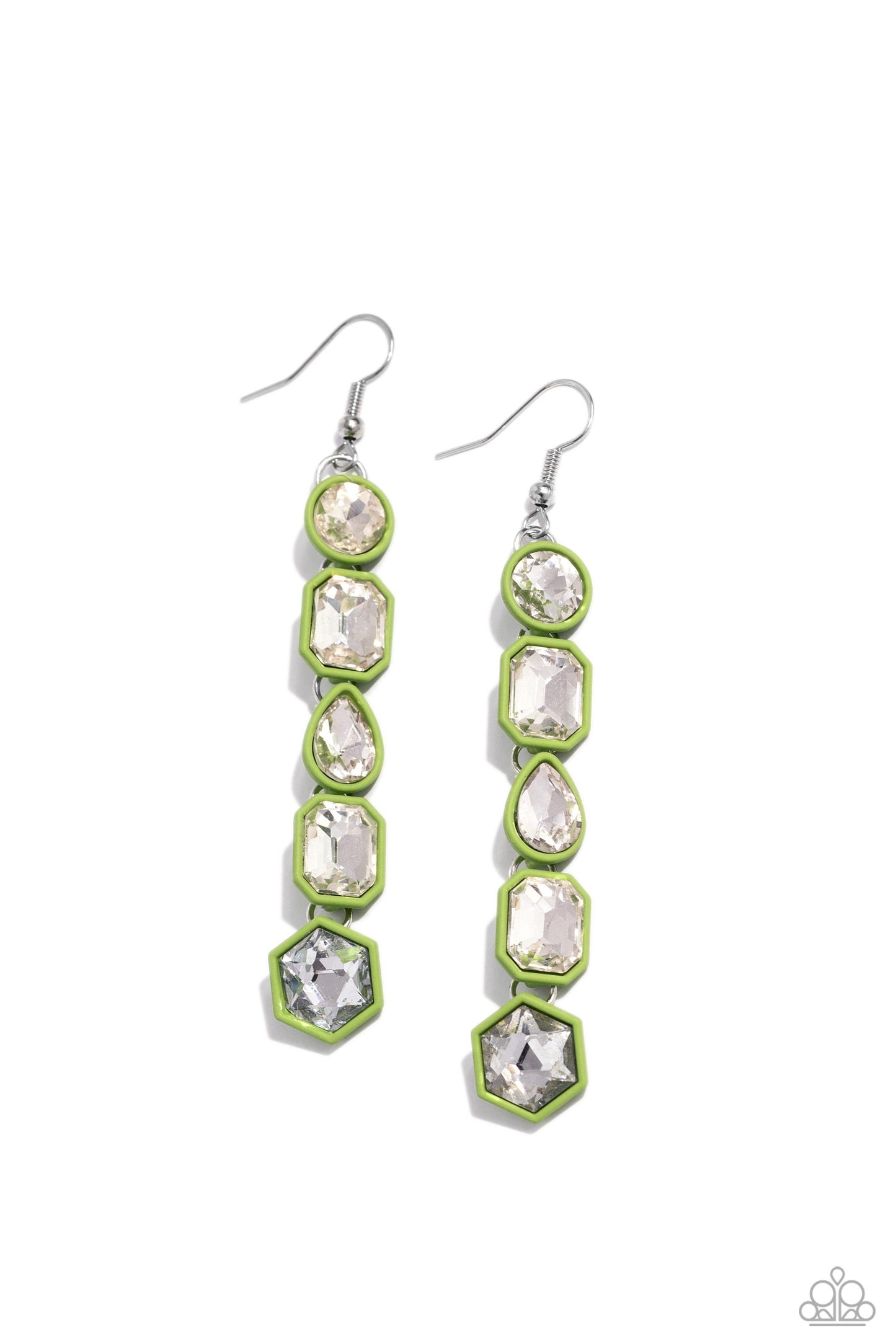 Developing Dignity - Green Earring  P5ST-GRXX-034SH