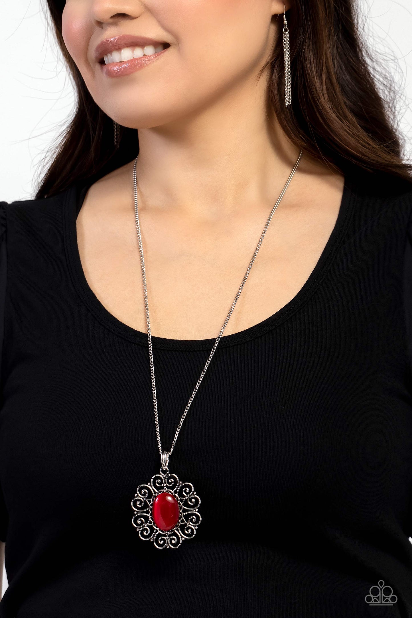 Sentimental Sabbatical - Red Necklace P2WH-RDXX-317XX