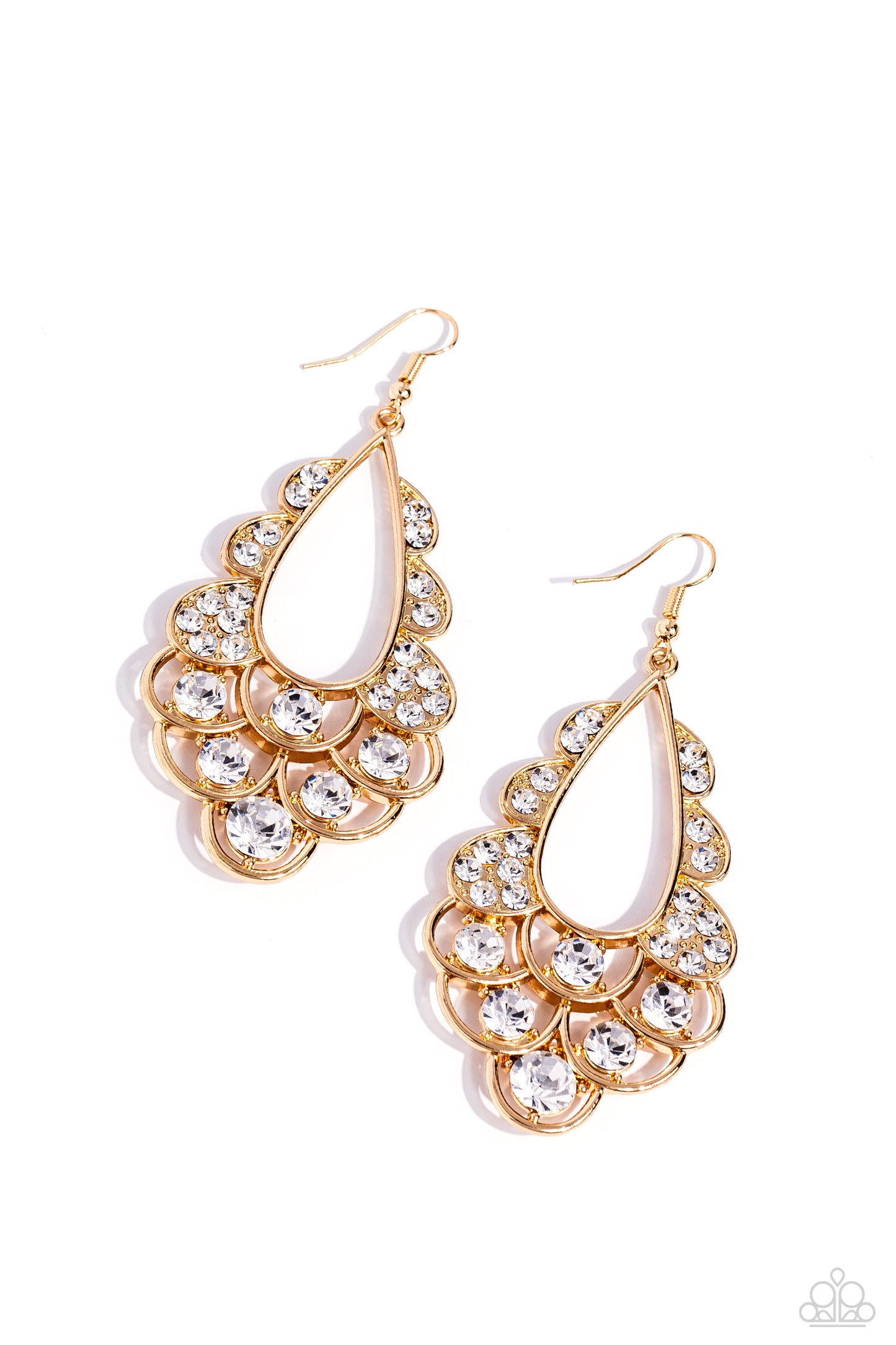 Majestic Masquerade - Gold Earring P5RE-GDXX-275XX