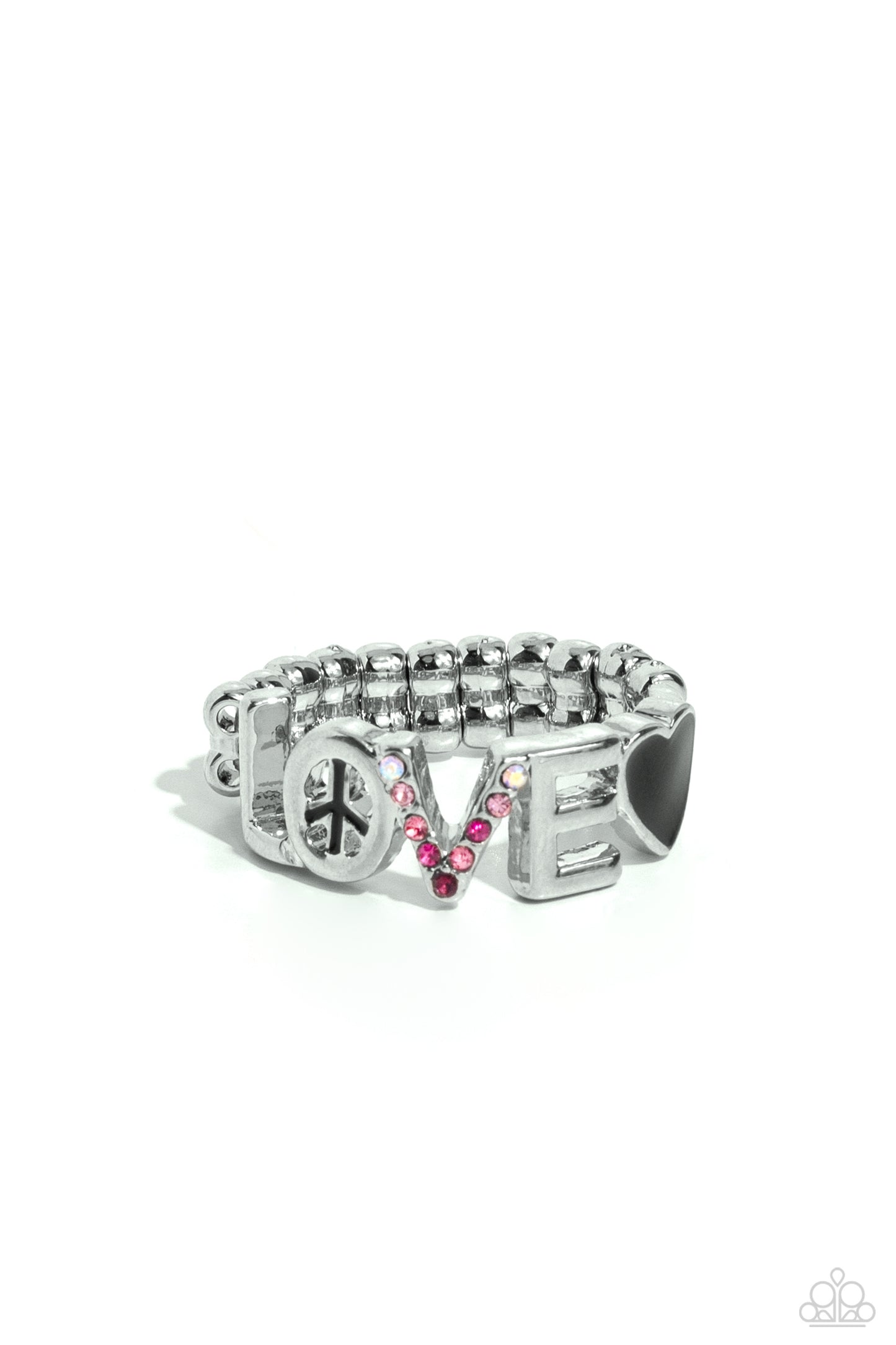 Paparazzi Unlimited Love - Black Ring P4WD-BKXX-079XX