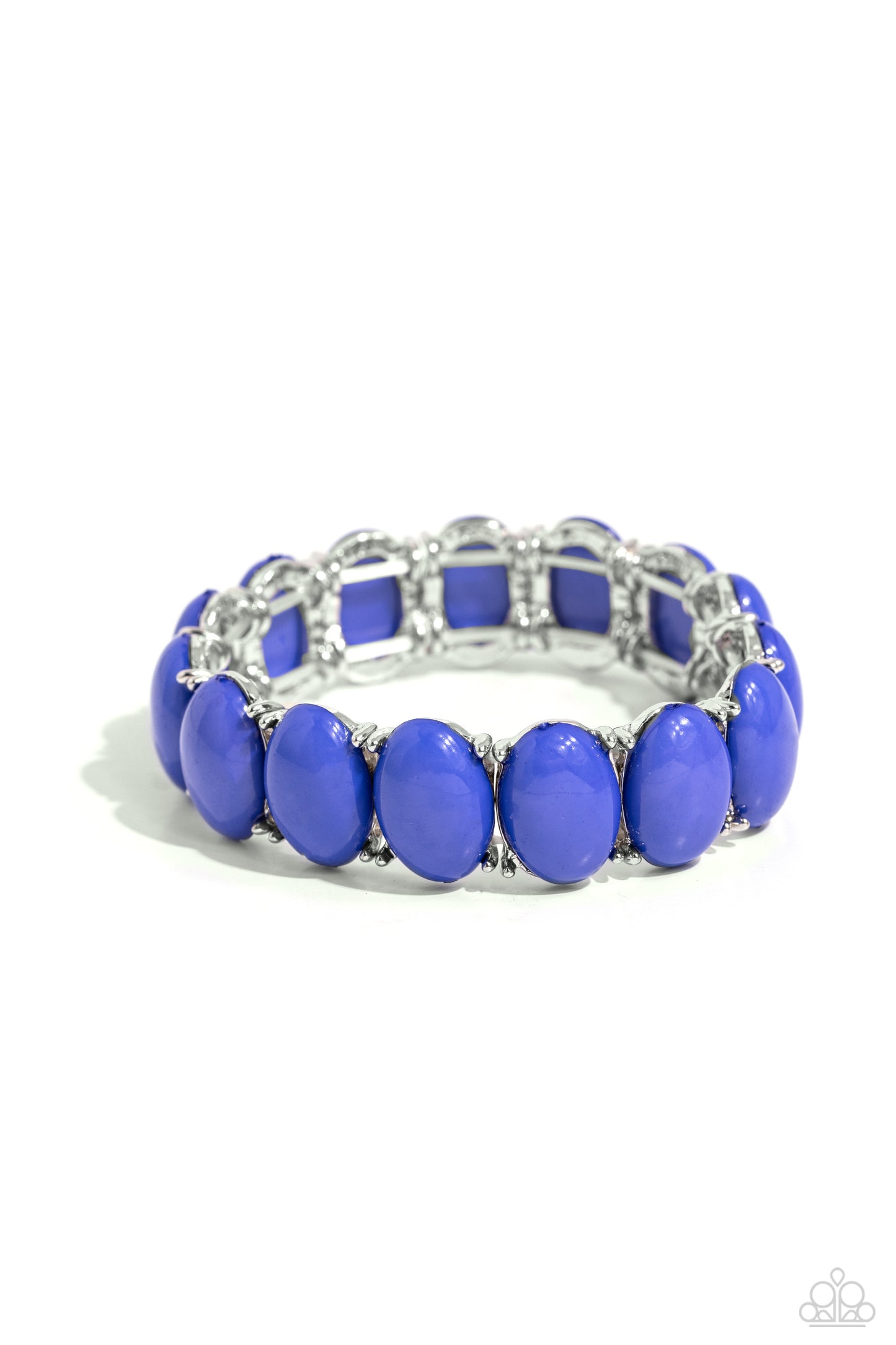 Paparazzi Starting OVAL - Blue Bracelet P9WH-BLXX-287XX