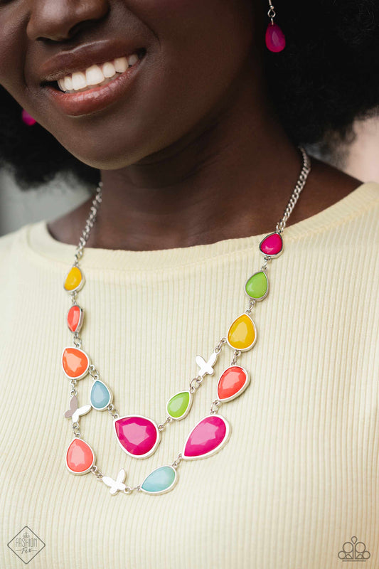 Paparazzi BRIGHT Club - Multi Necklace Item #P2ST-MTXX-143TF