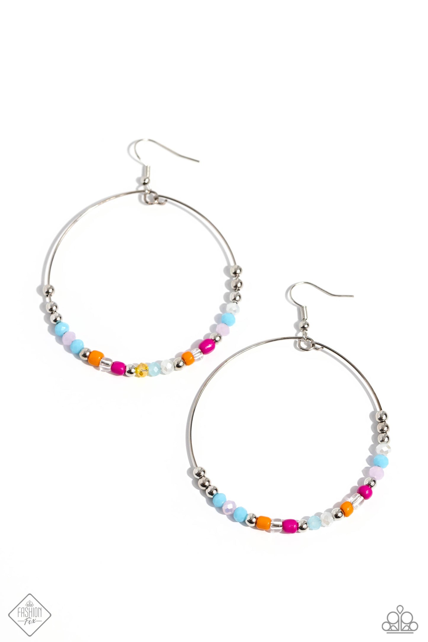 Paparazzi Flashy Festival - Multi Earring Item #P5SE-MTXX-178SW