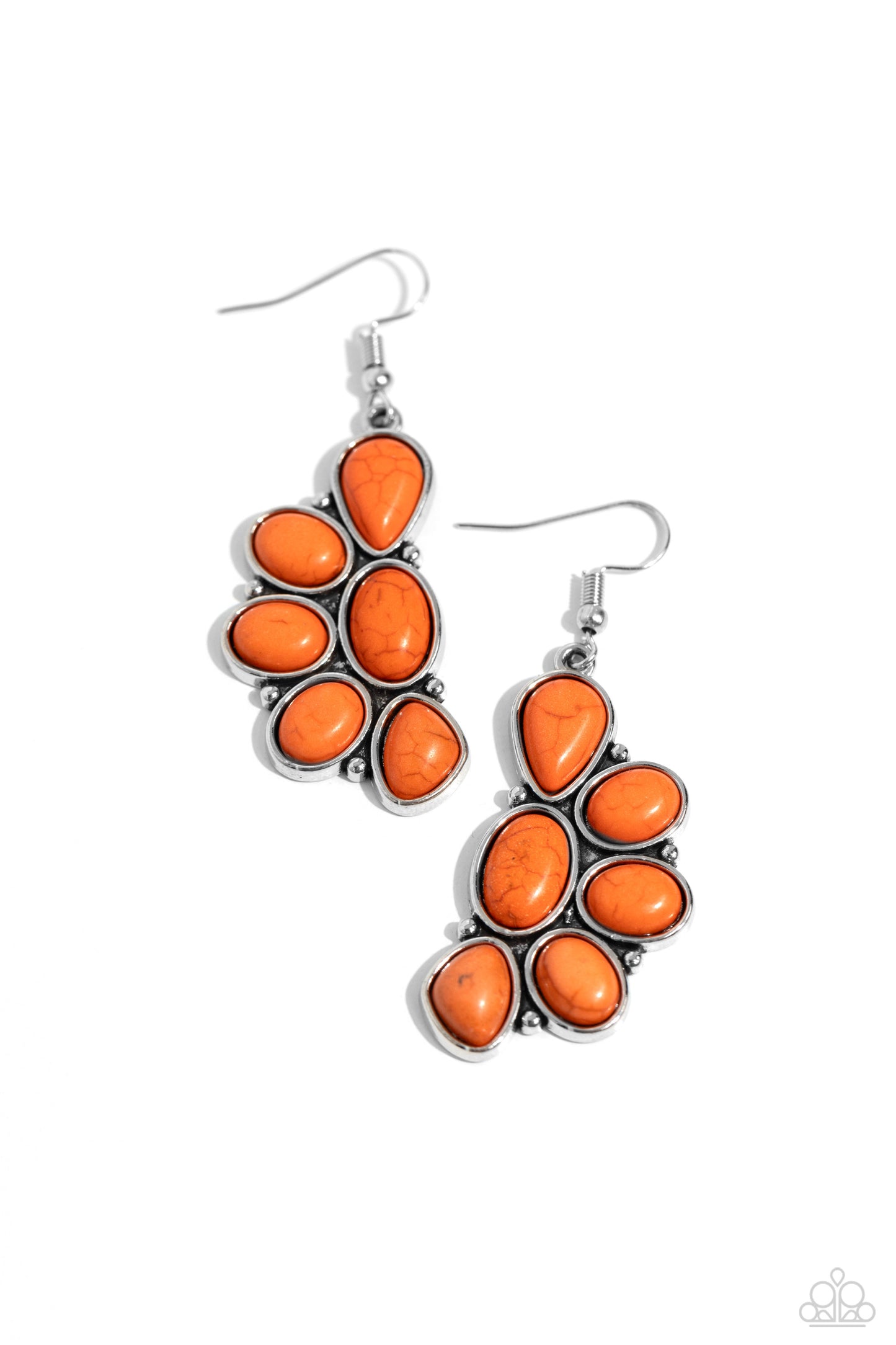 Paparazzi Havasu Hideaway - Orange Earring  P5SE-OGXX-161XX