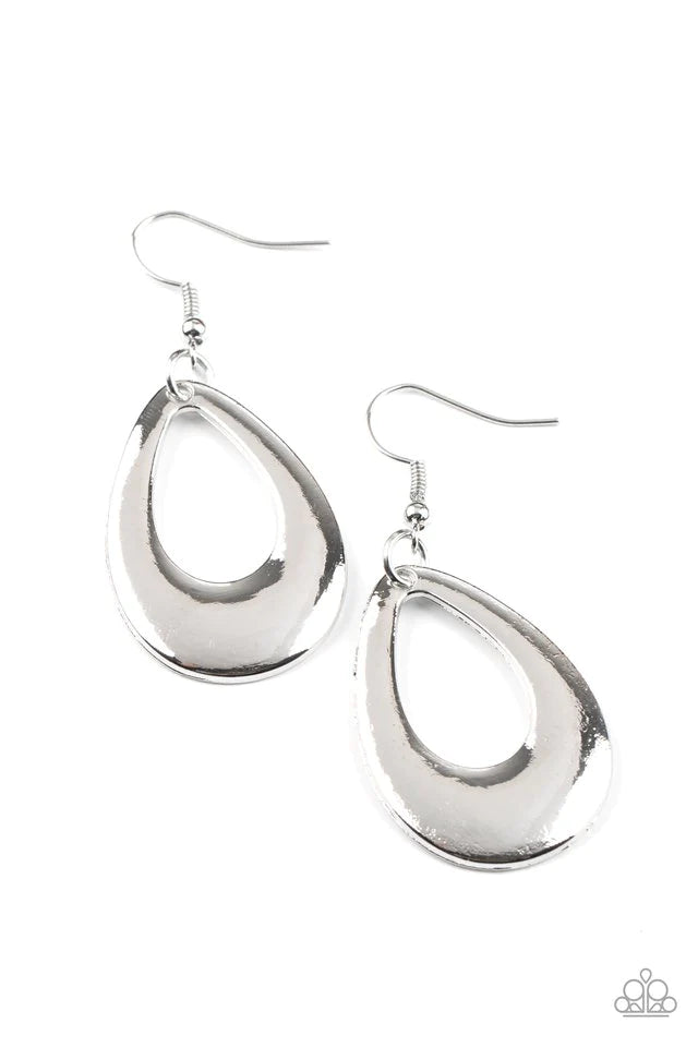 Paparazzi All Allure, All The Time - Silver Earring