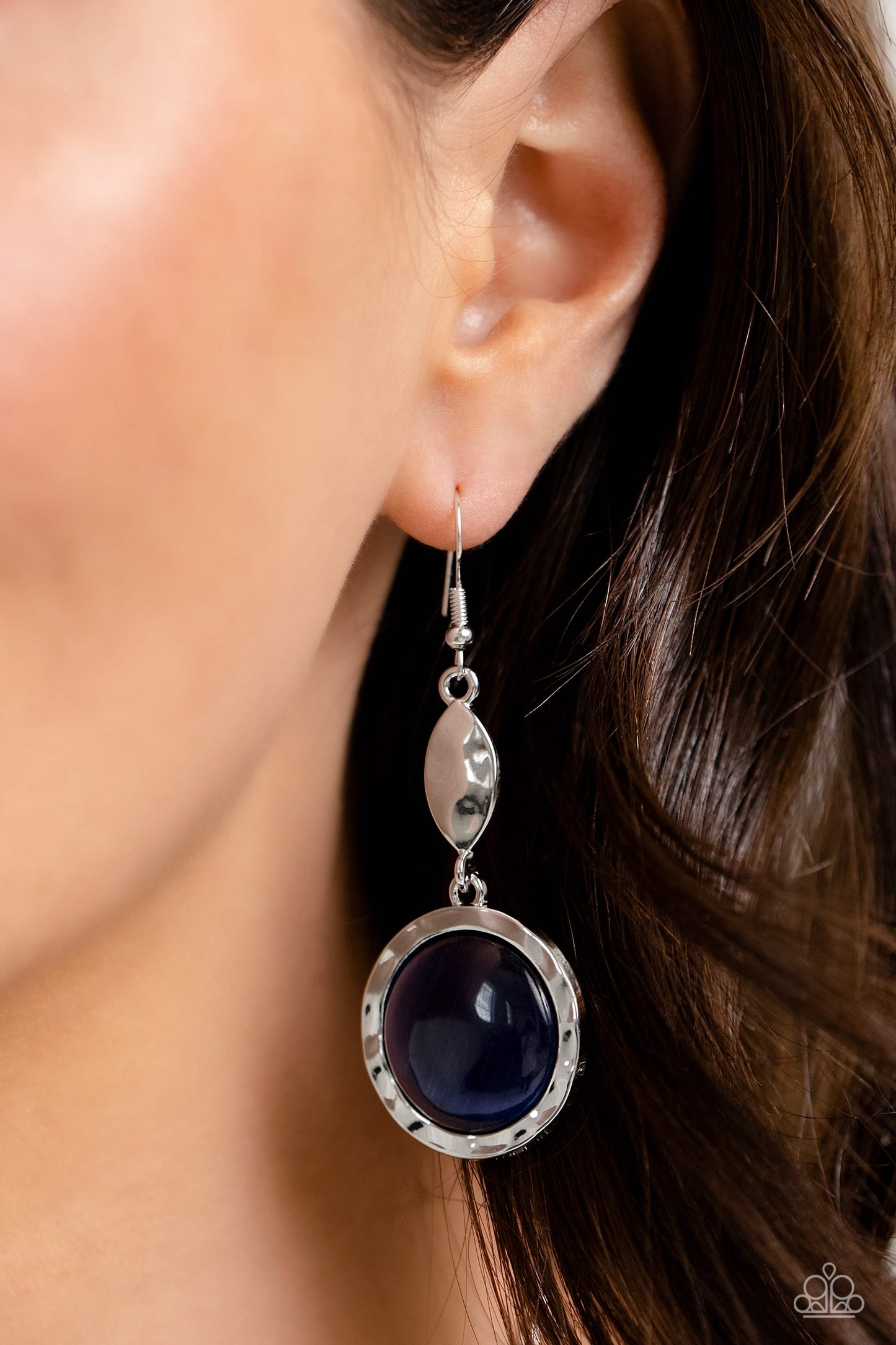 Paparazzi Magically Magnificent - Blue Earring   P5RE-BLXX-244BP