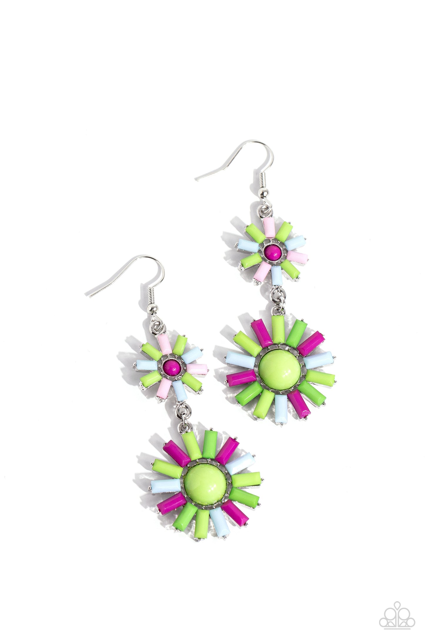 Paparazzi SUN Wild - Multi Earring   P5ST-MTXX-064RF