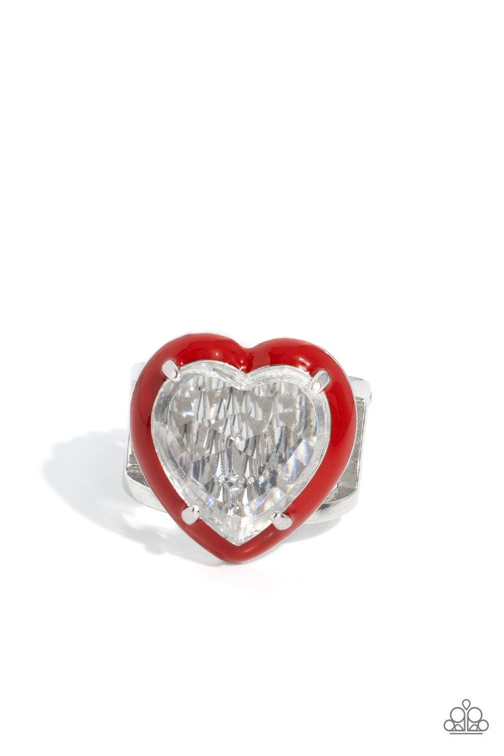 Paparazzi Hallmark Heart - Red Ring   P4RE-RDXX-193XX