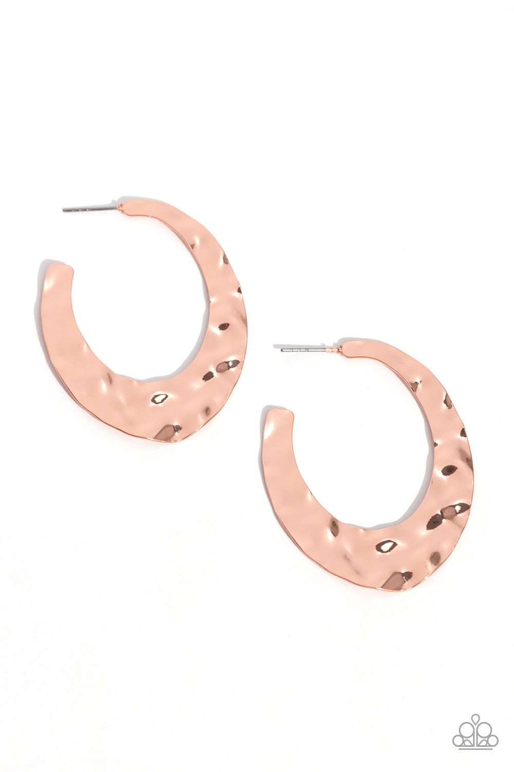 Paparazzi Make a Ripple - Copper Post Earring P5HO-CPSH-165XX