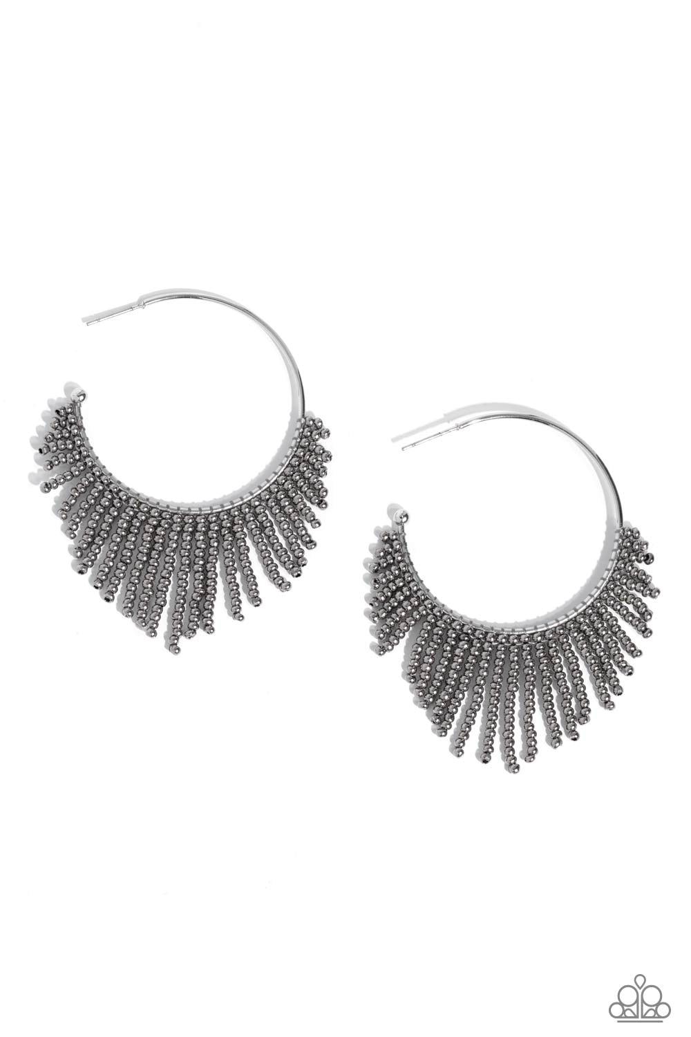 Paparazzi Tailored Tassel - Silver Post Earring P5HO-SVXX-367XX