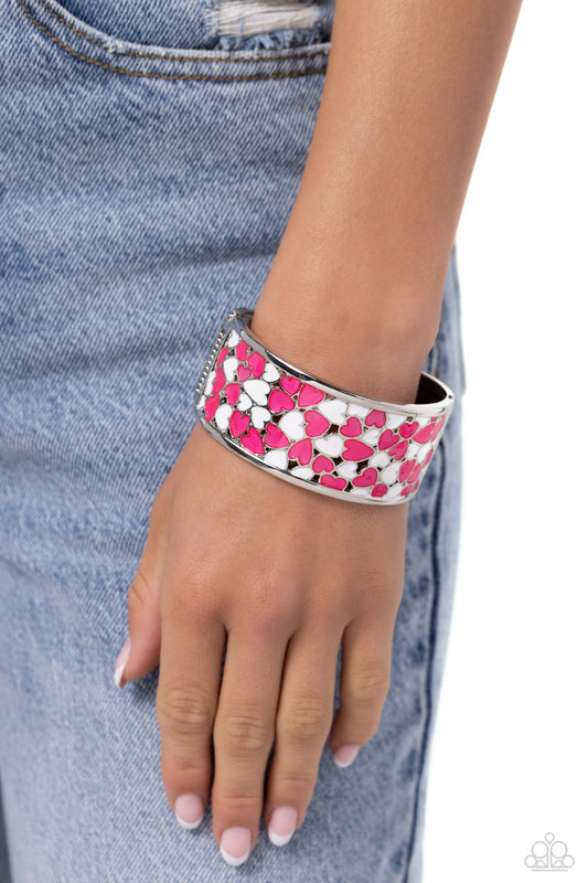 Paparazzi Penchant for Patterns - Pink Bracelet P9WH-PKXX-332XX