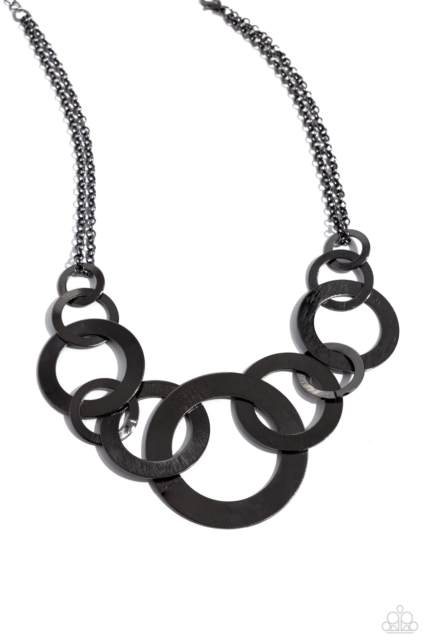 Paparazzi Uptown Links - Black Necklace  P2IN-BKXX-173XX