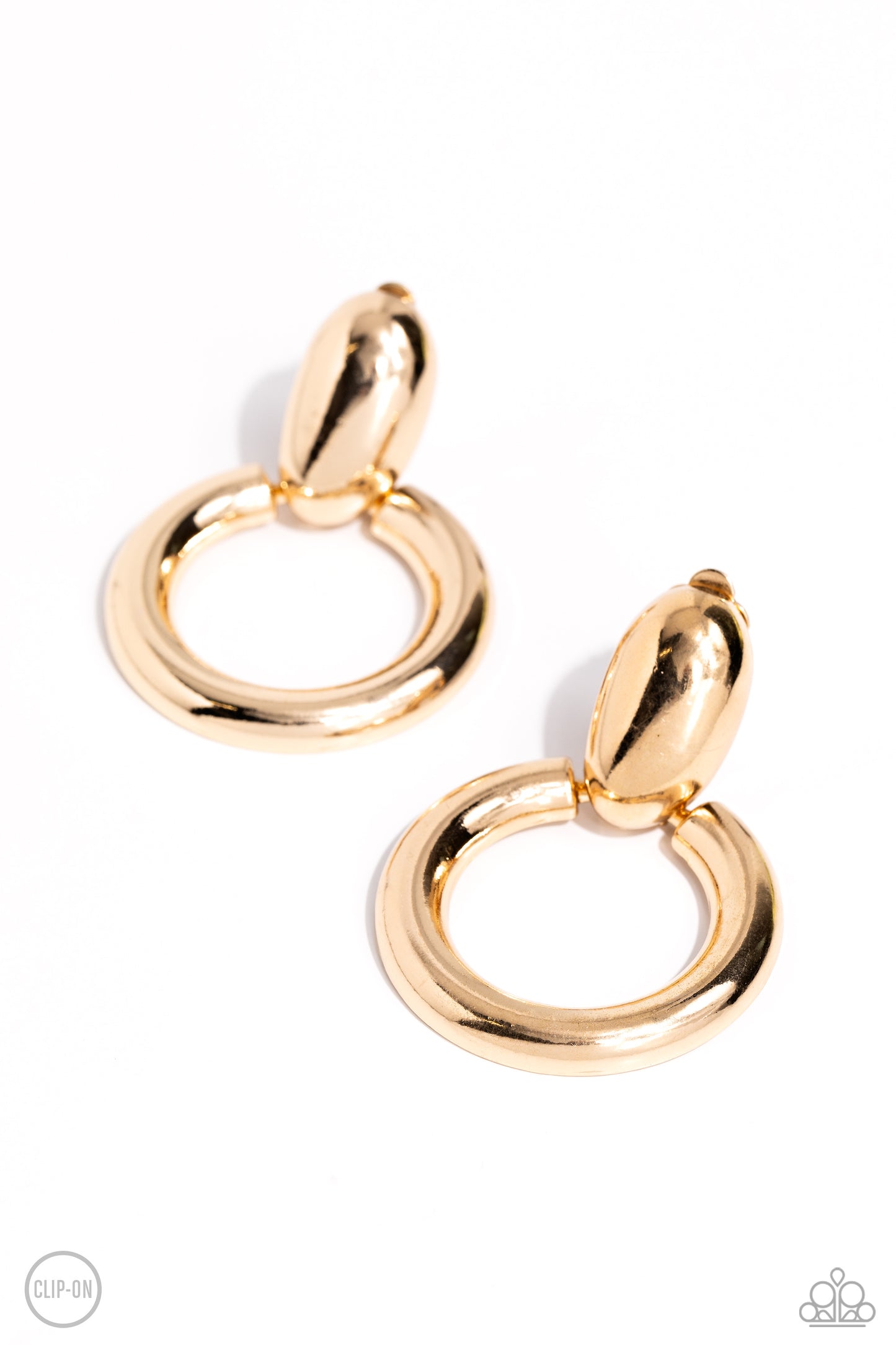 Paparazzi Ancient Artisan - Gold Clip On Earring P5CO-GDXX-063XX