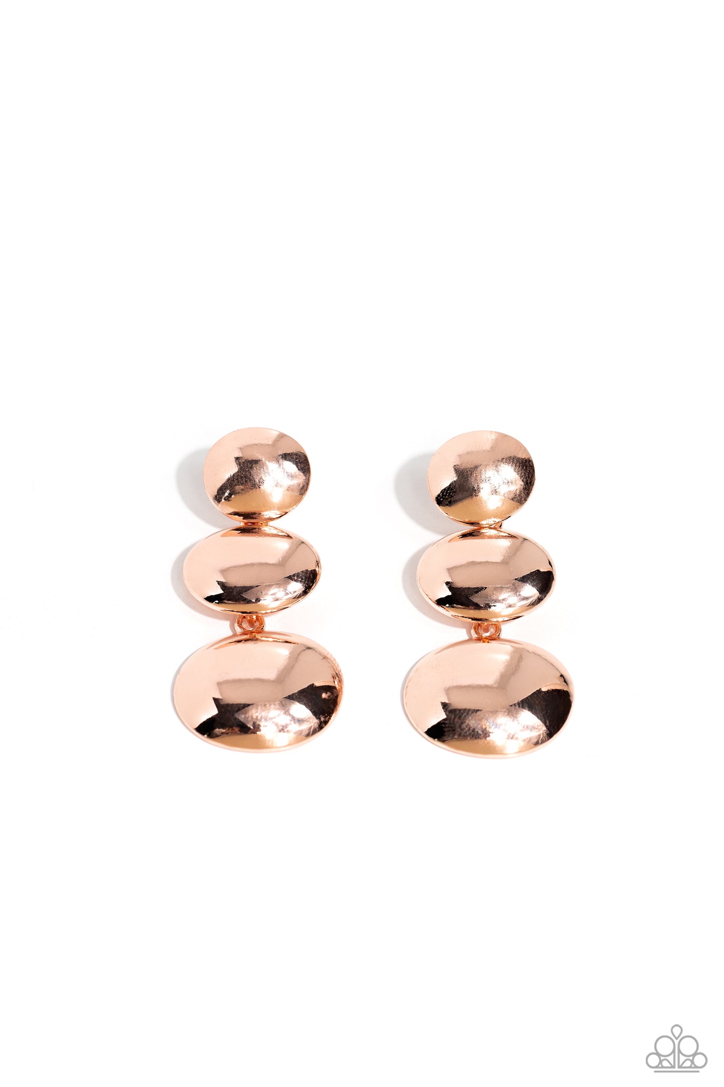 Paparazzi Futuristic Fantasy - Rose Gold Earring P5PO-GDRS-177XX