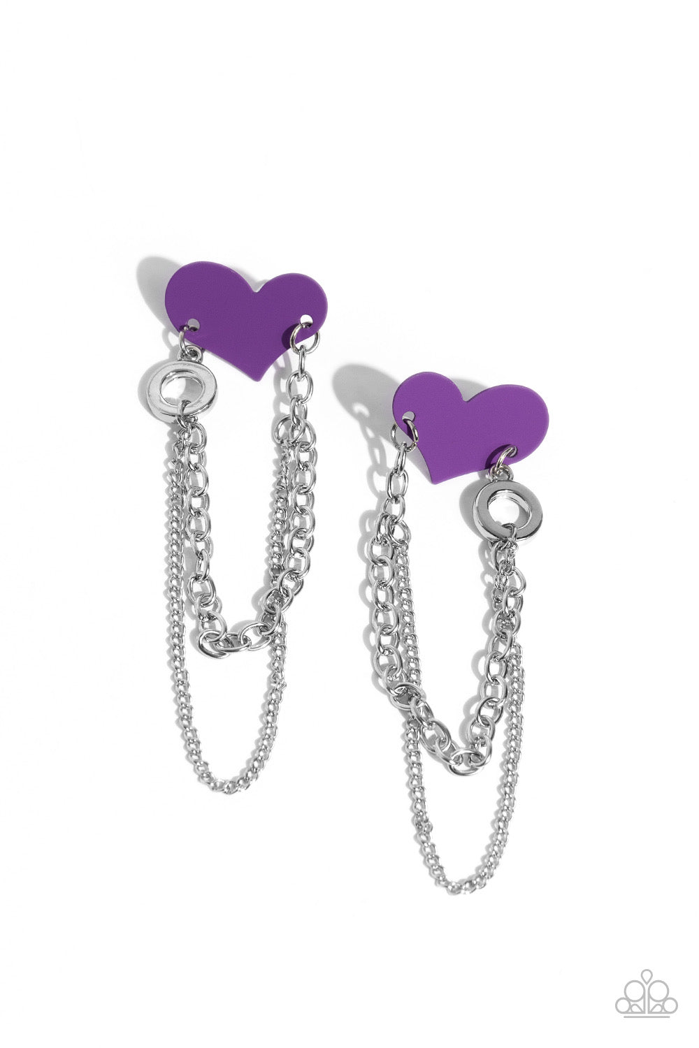 Paparazzi Altered Affection - Purple Post Earring P5PO-PRXX-023XX