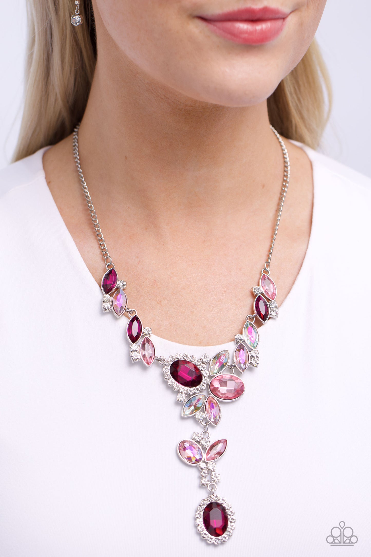 Paparazzi Generous Gallery - Pink Necklace P2RE-PKXX-410XX