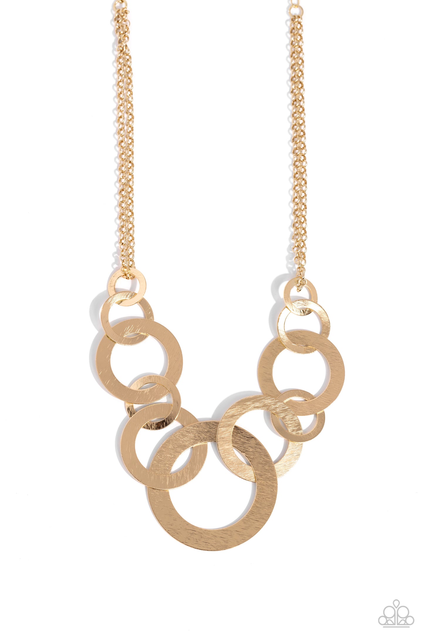 Paparazzi Uptown Links - Gold Necklace P2IN-GDXX-152XX