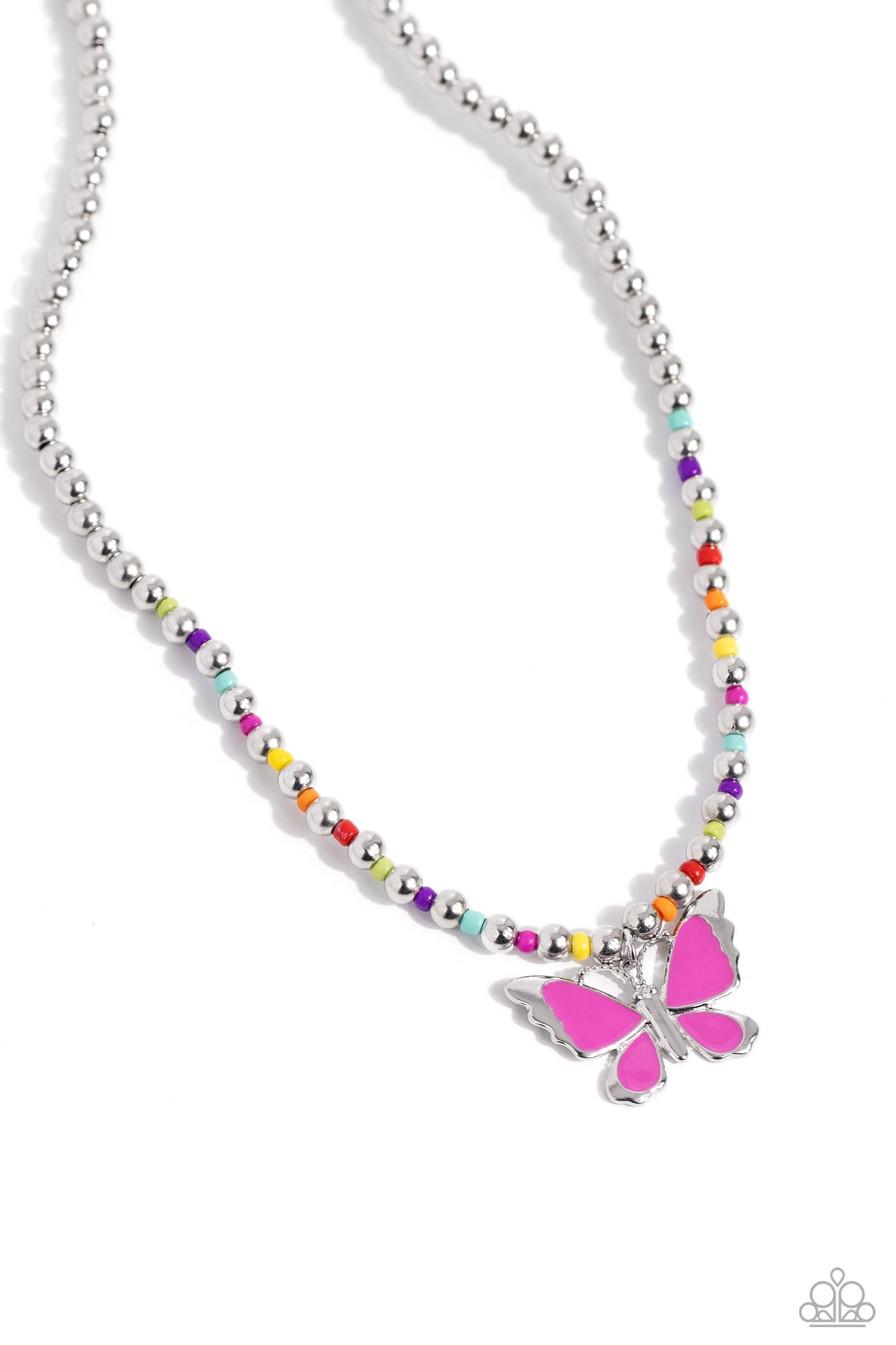 Paparazzi Vibrant Flutter - Multi Necklace P2DA-MTXX-112XX