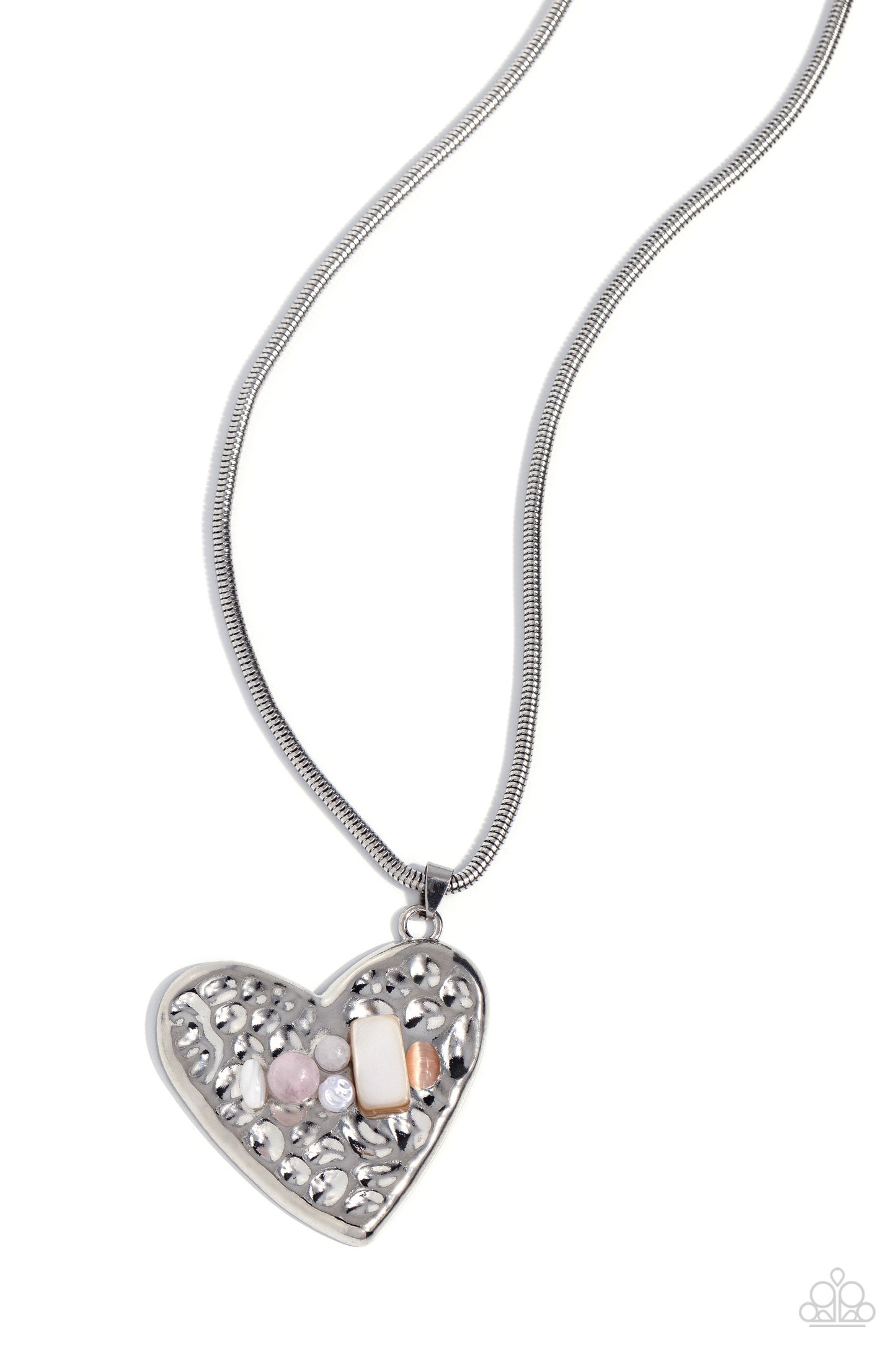 Paparazzi Tilted Trailblazer - Pink Necklace   P2ST-PKXX-165XX