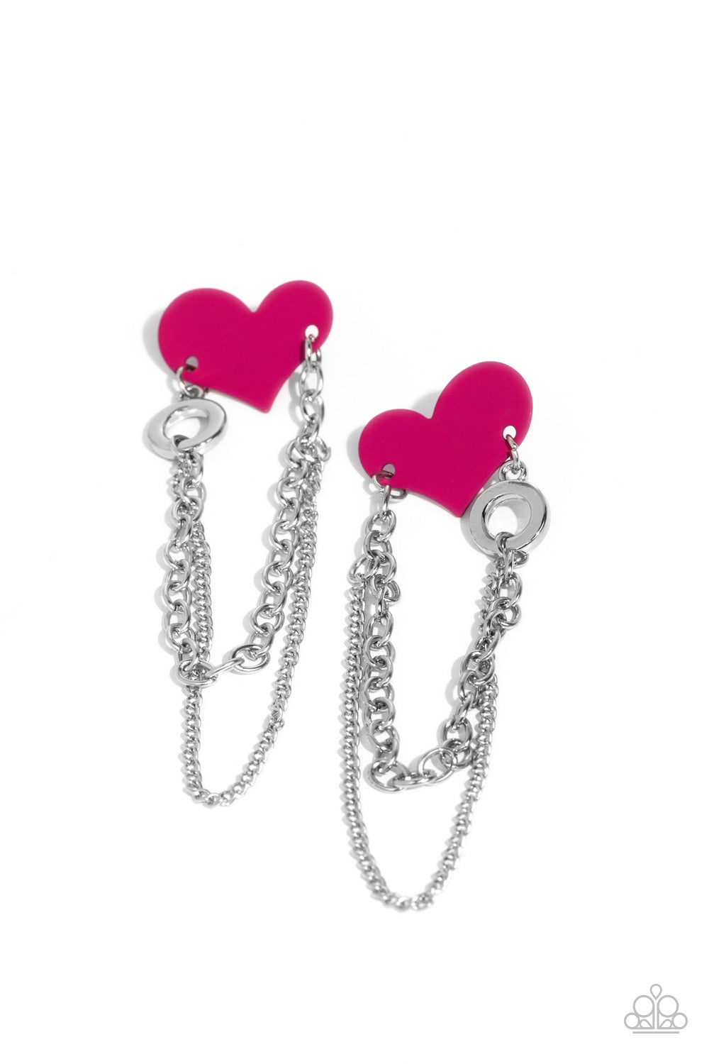 Paparazzi Altered Affection - Pink Post Earring P5PO-PKXX-102XX