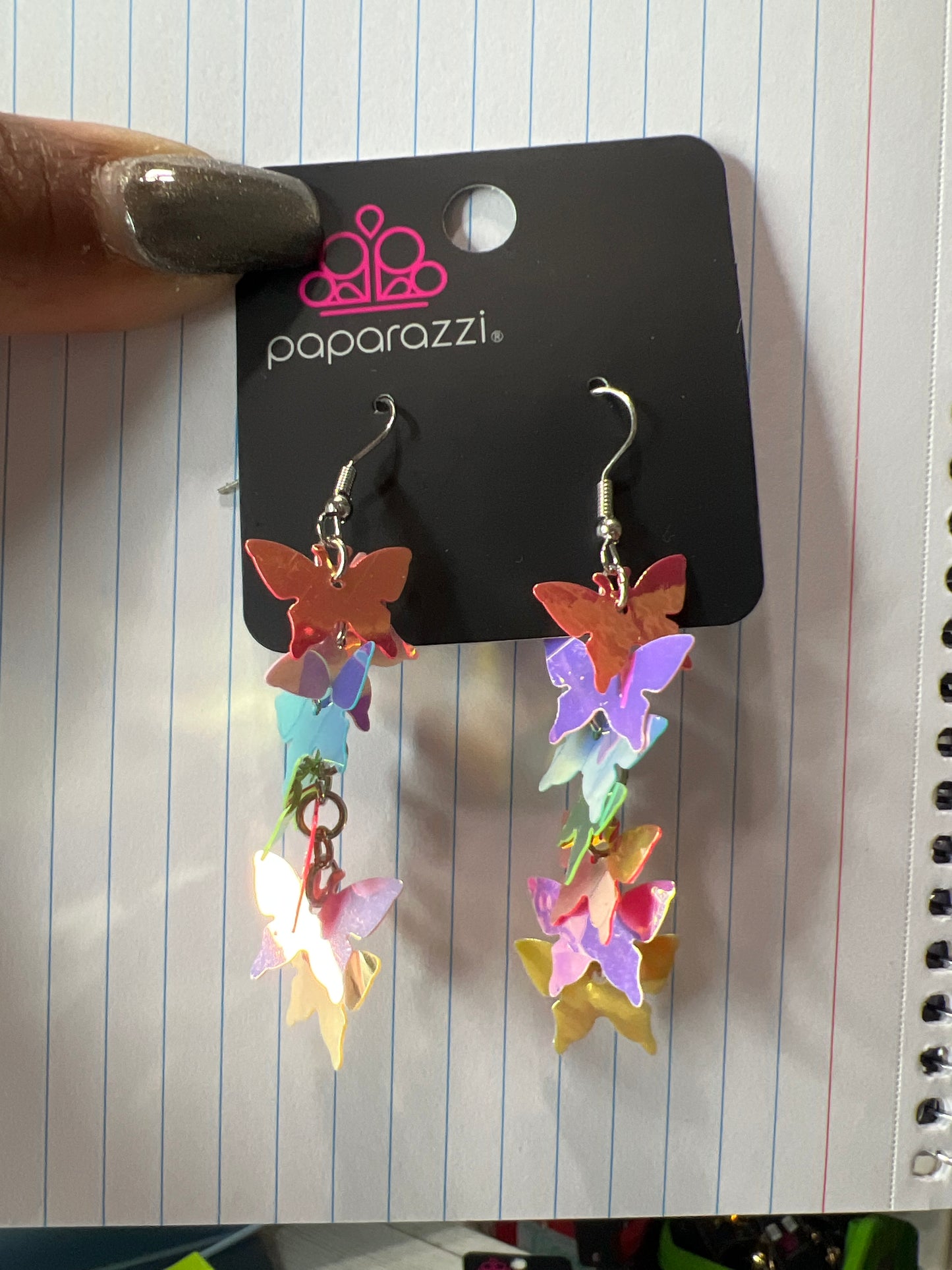 Paparazzi Aerial Ambiance-Multi Earring